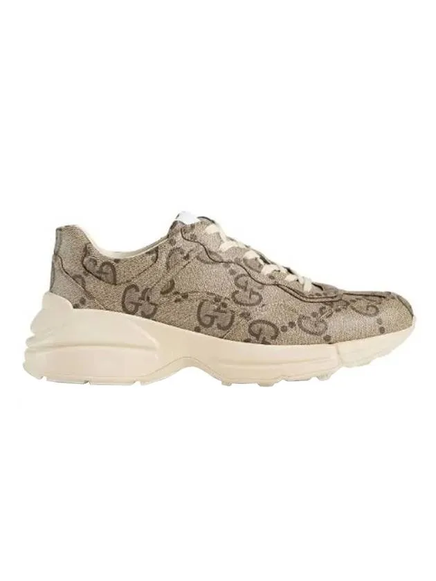 100 GG Supreme Rhyton Low Top Sneakers Beige