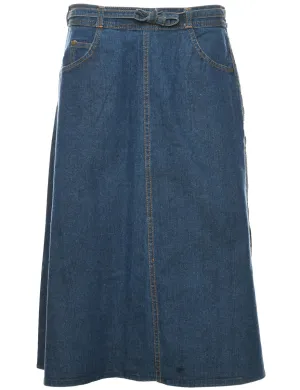 A-Line Tiered Skirt - L