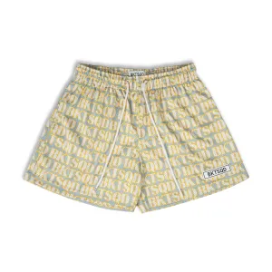 ALLOVER SHORTS - TEAL