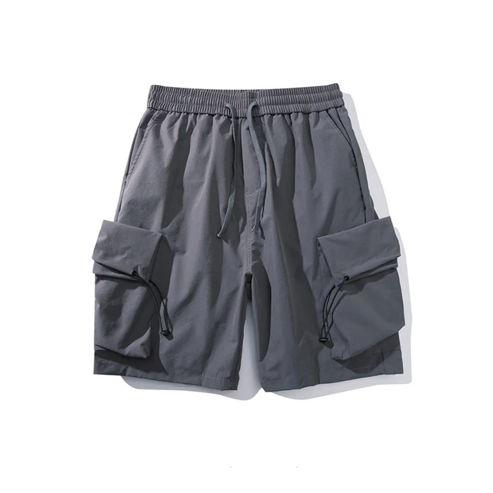 AMEKAJI CARGO KNEE SHORTS