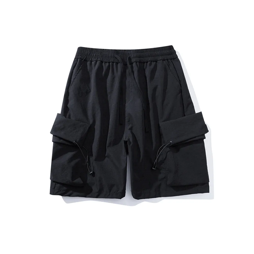 AMEKAJI CARGO KNEE SHORTS