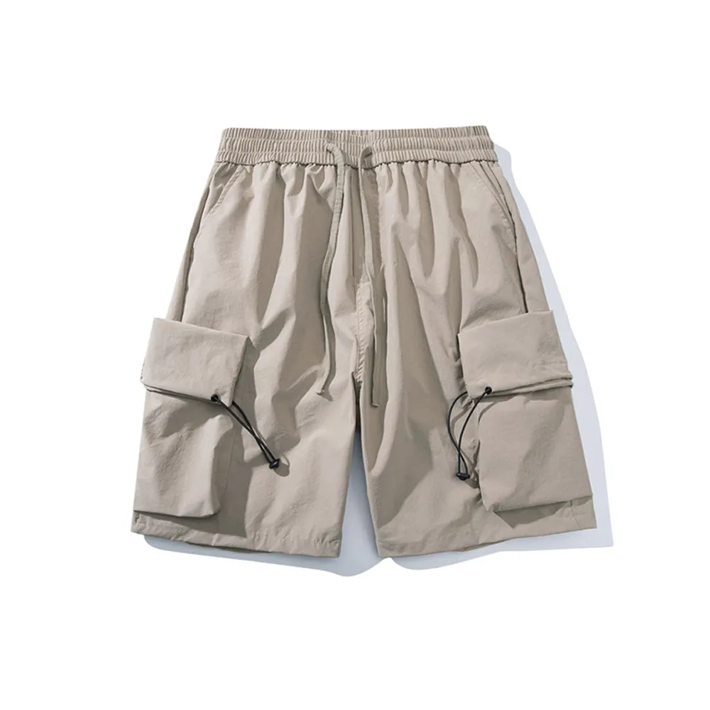 AMEKAJI CARGO KNEE SHORTS