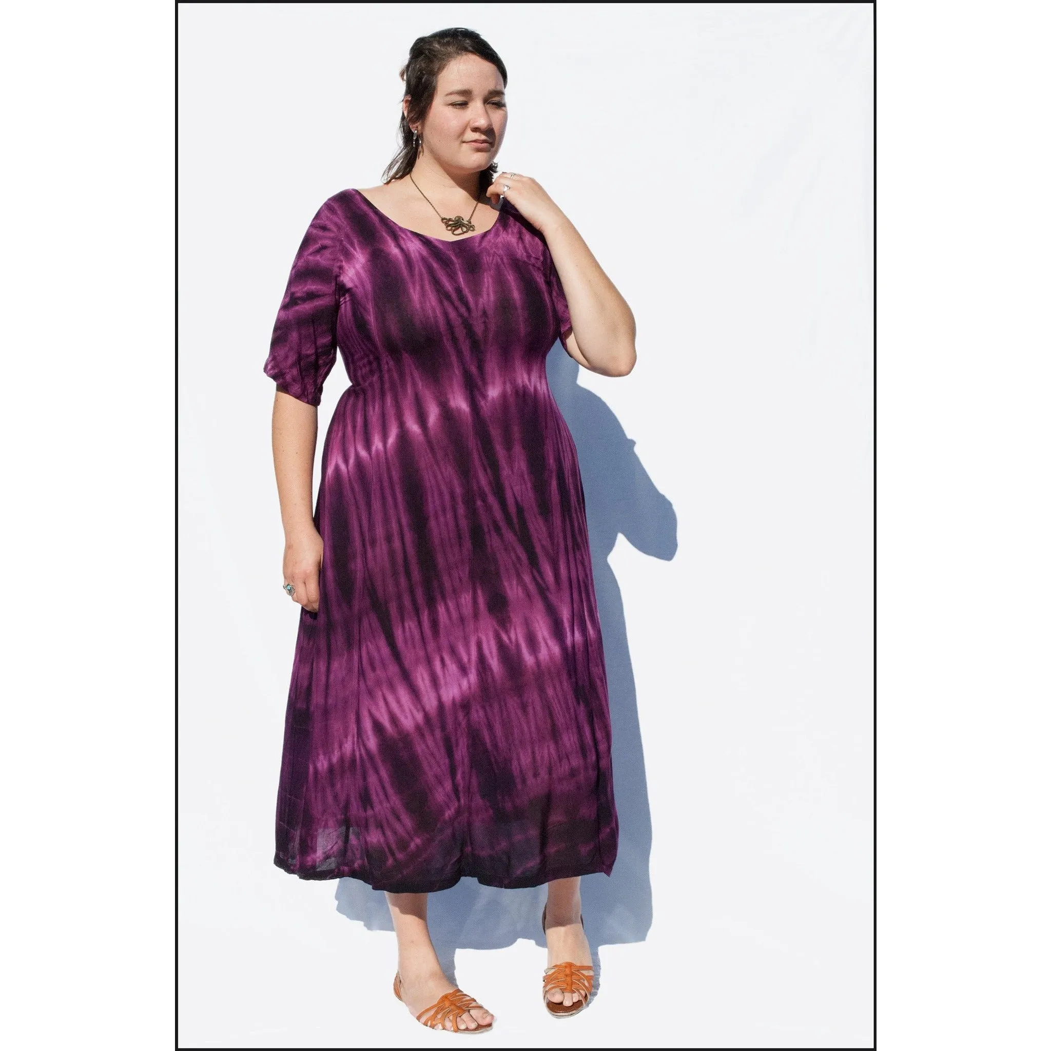 Babydoll Cap Sleeve Dress