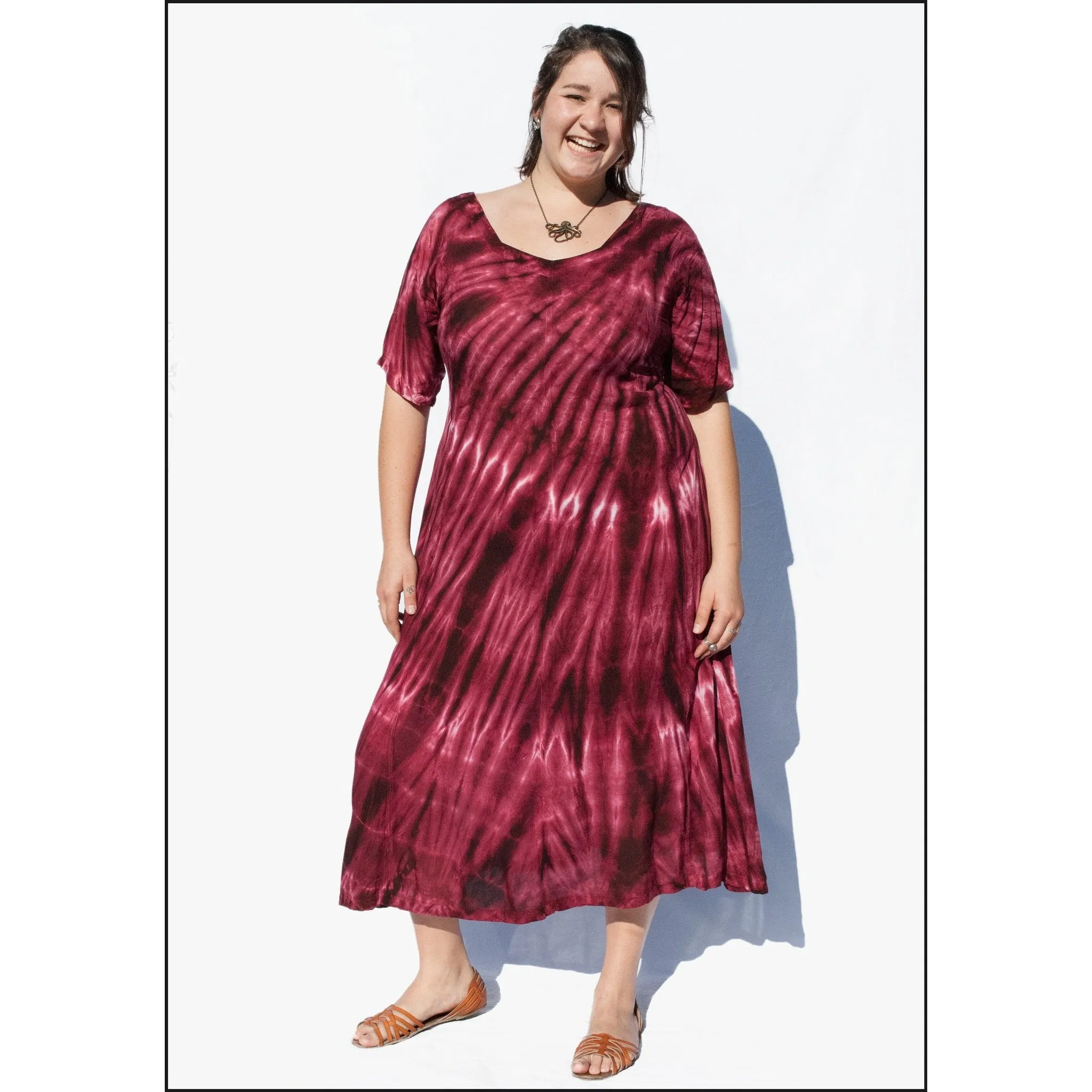 Babydoll Cap Sleeve Dress