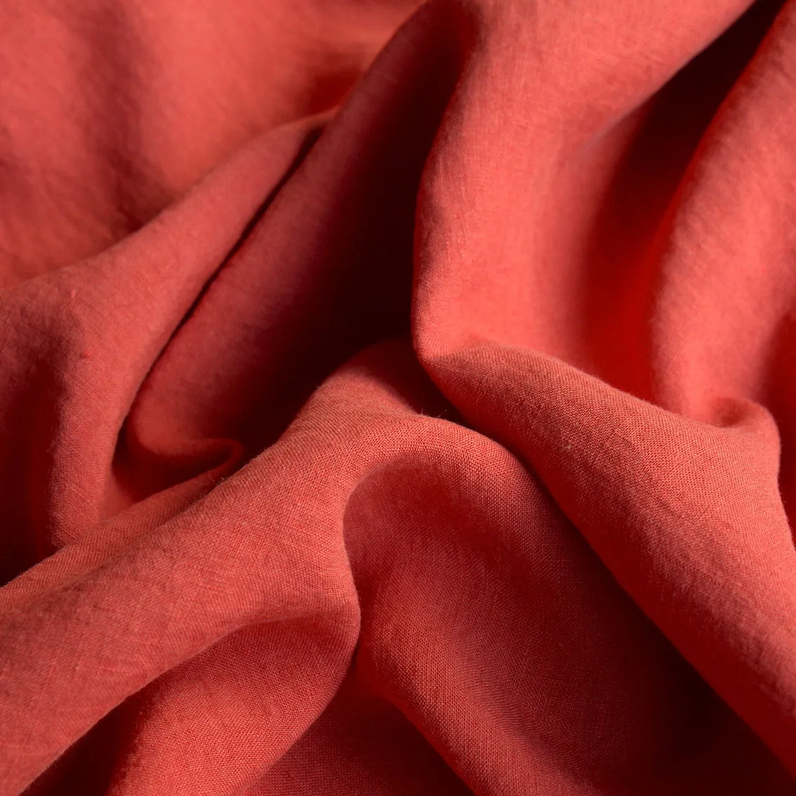 Bedford Tangelo Washed Linen