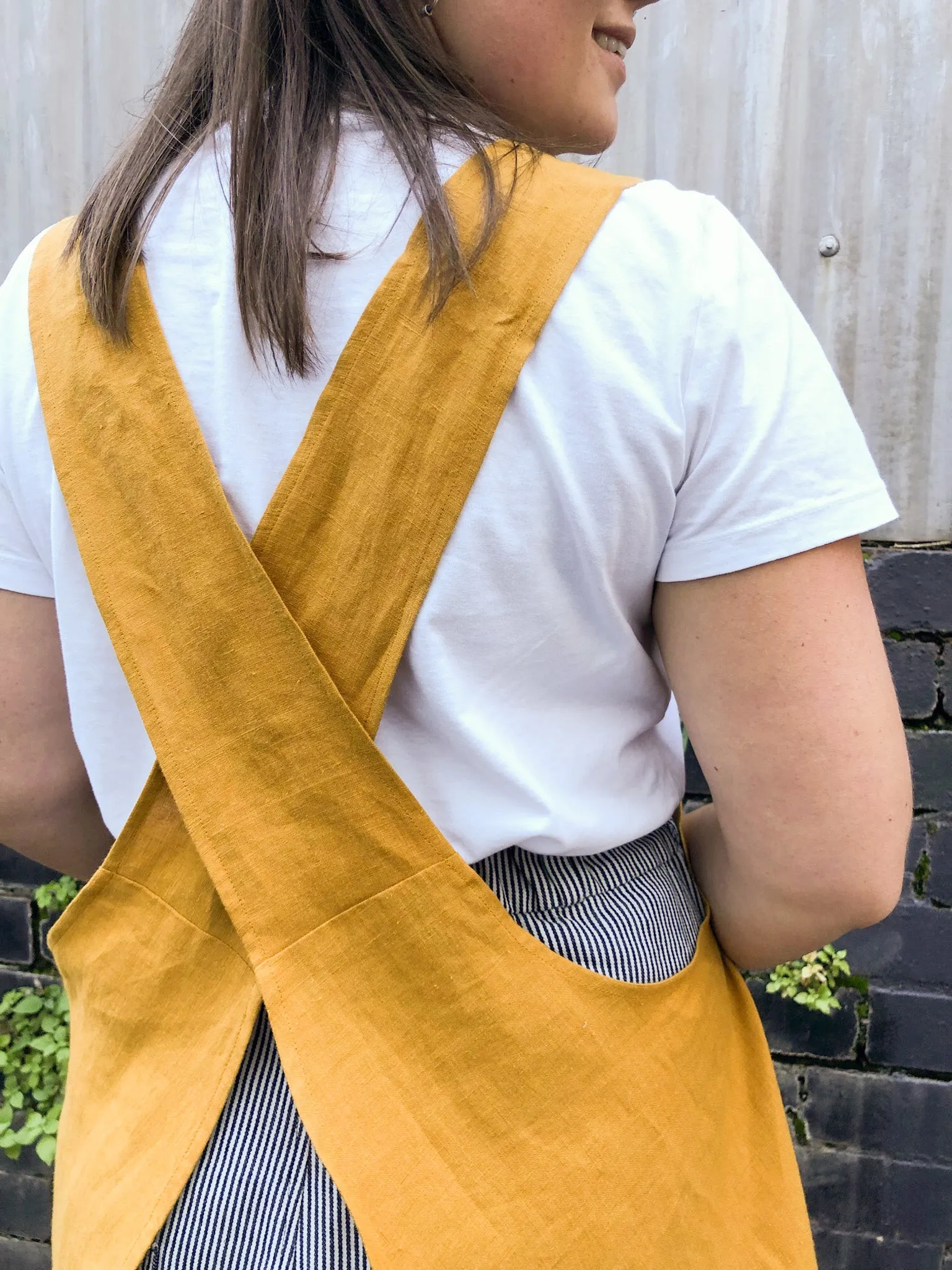 Bedford Turmeric Washed Linen