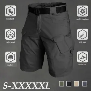 Big Size 5XL Classic Tactical Shorts Men Outdoor Waterproof Military Camouflage Multi-pocket Shorts Mens SWAT Cargo Shorts