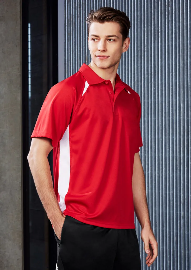 Biz Collection Mens Splice Polo  - P7700