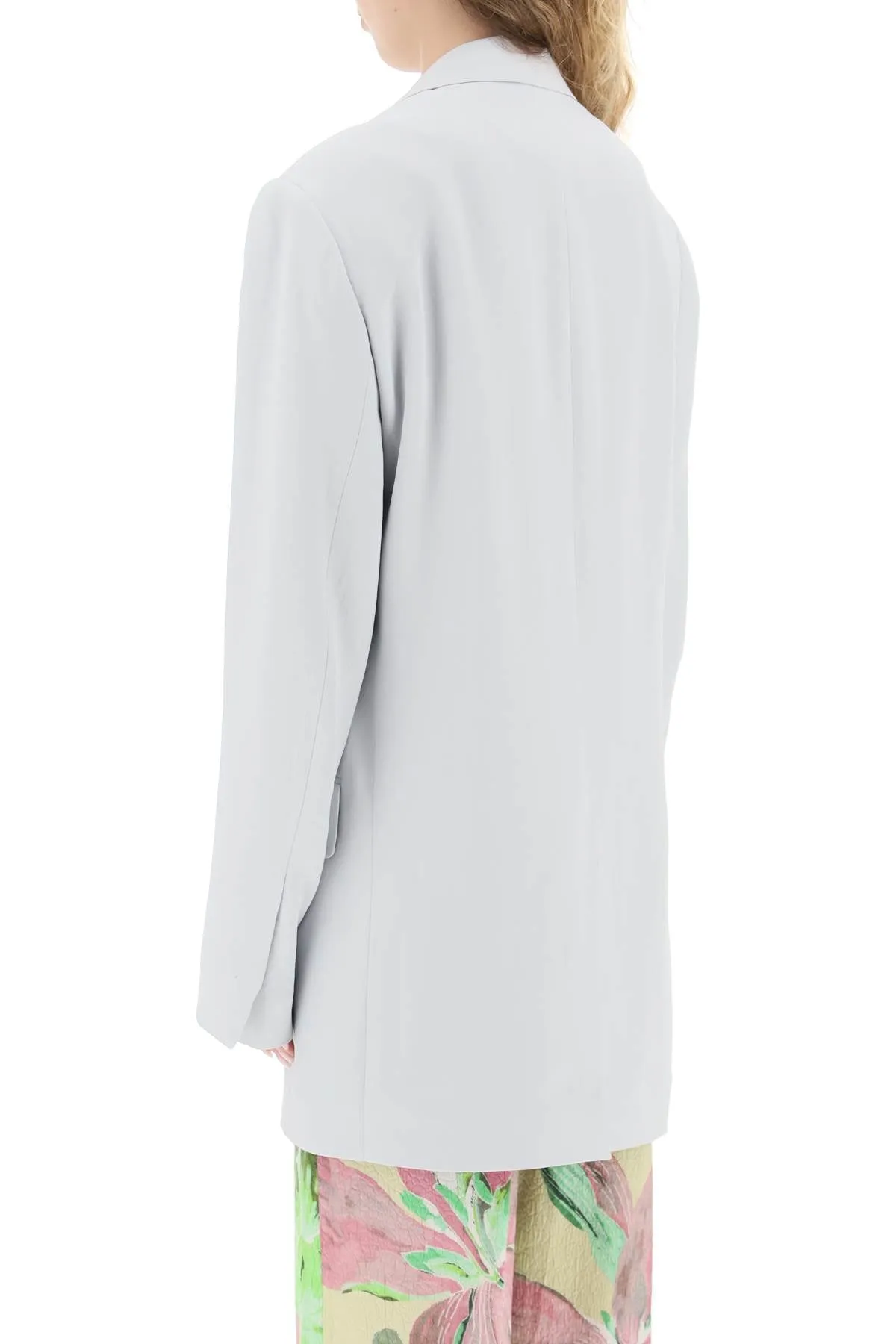 blur' oversized open blazer