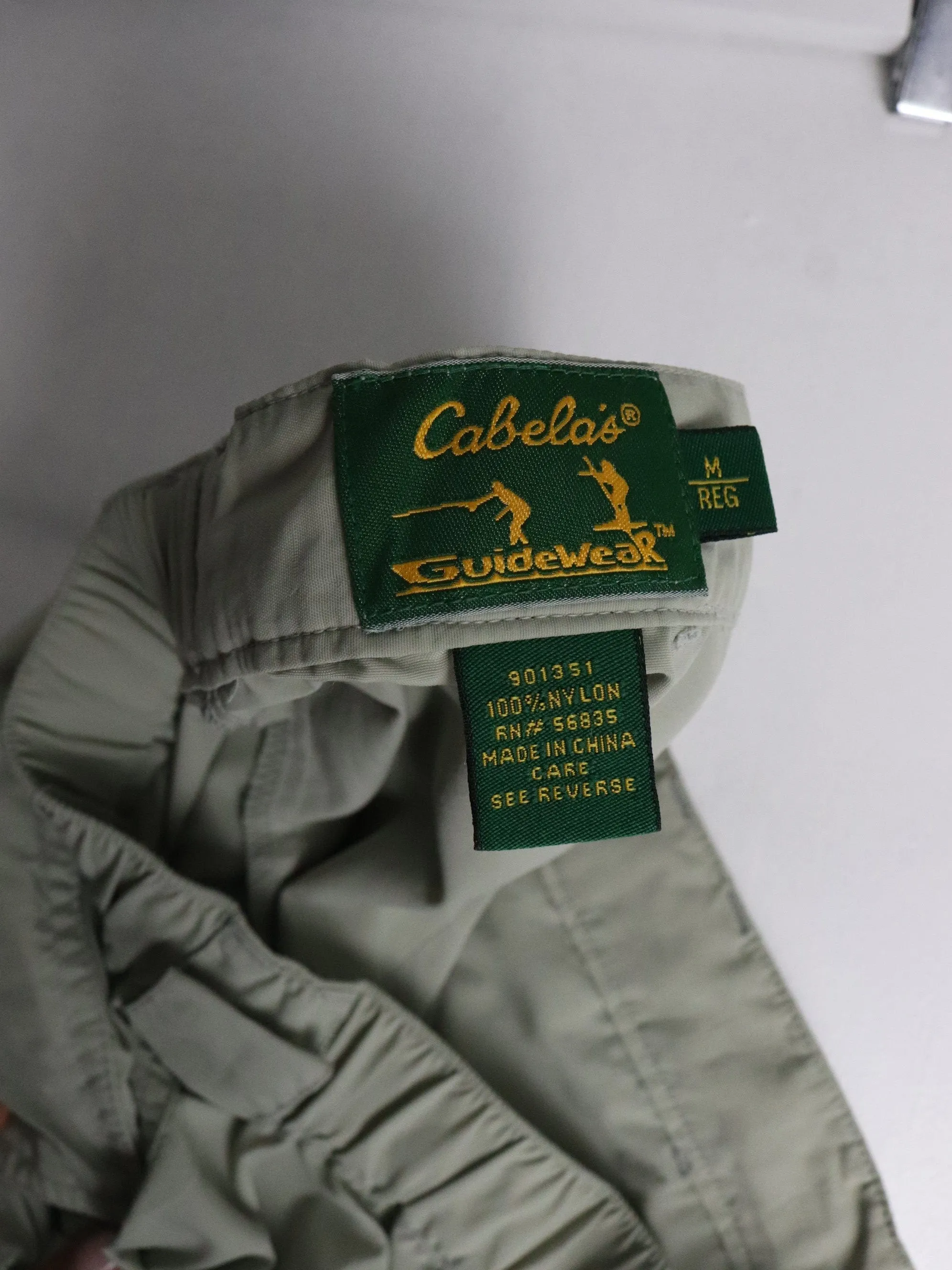 Cabela's Pants Mens Medium Beige Convertible