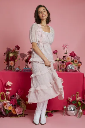 Candice Corsage Detail Tiered Midaxi  Dress