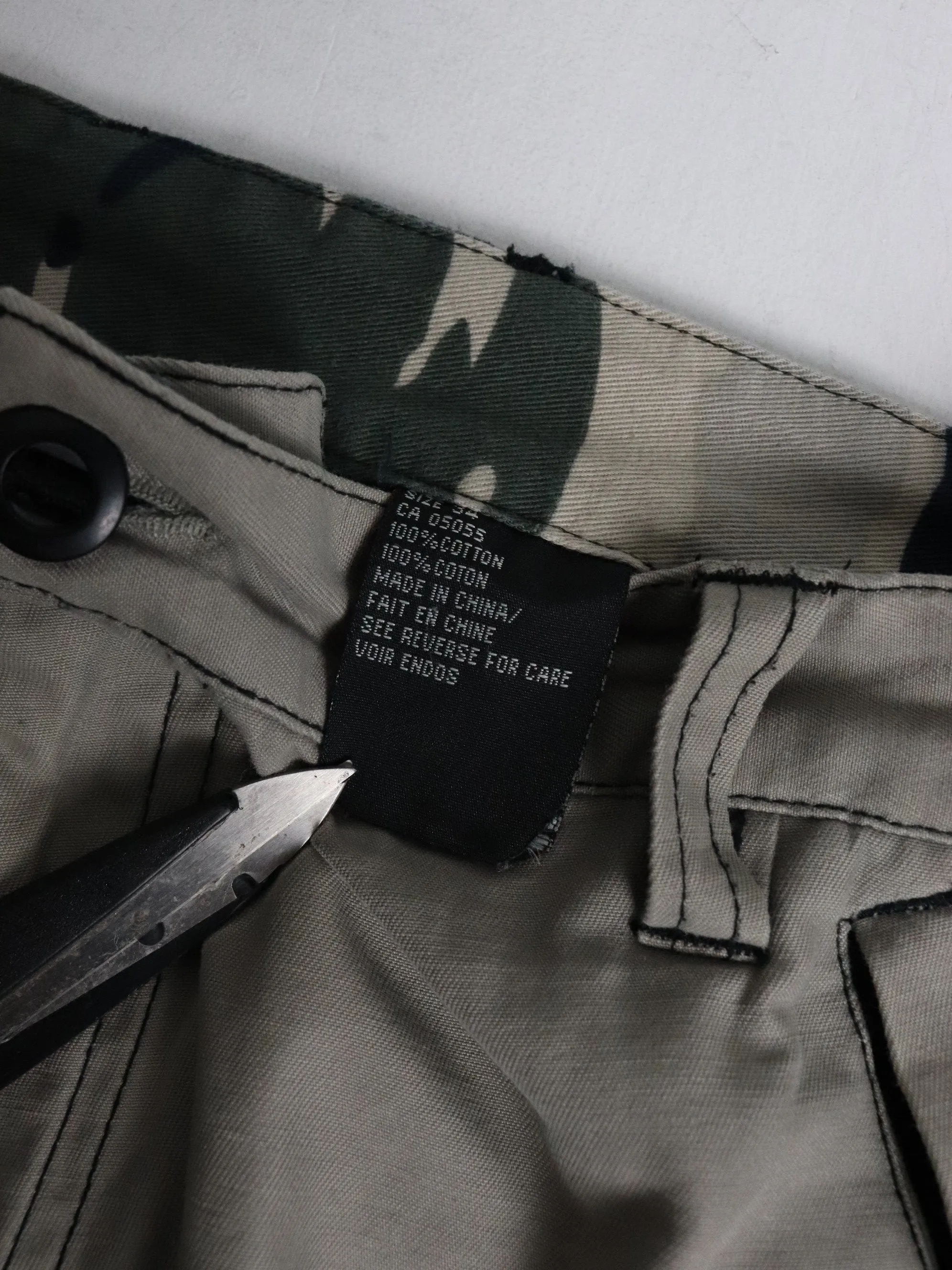 Cargo Convertible Pants Mens 34 x 30 Beige