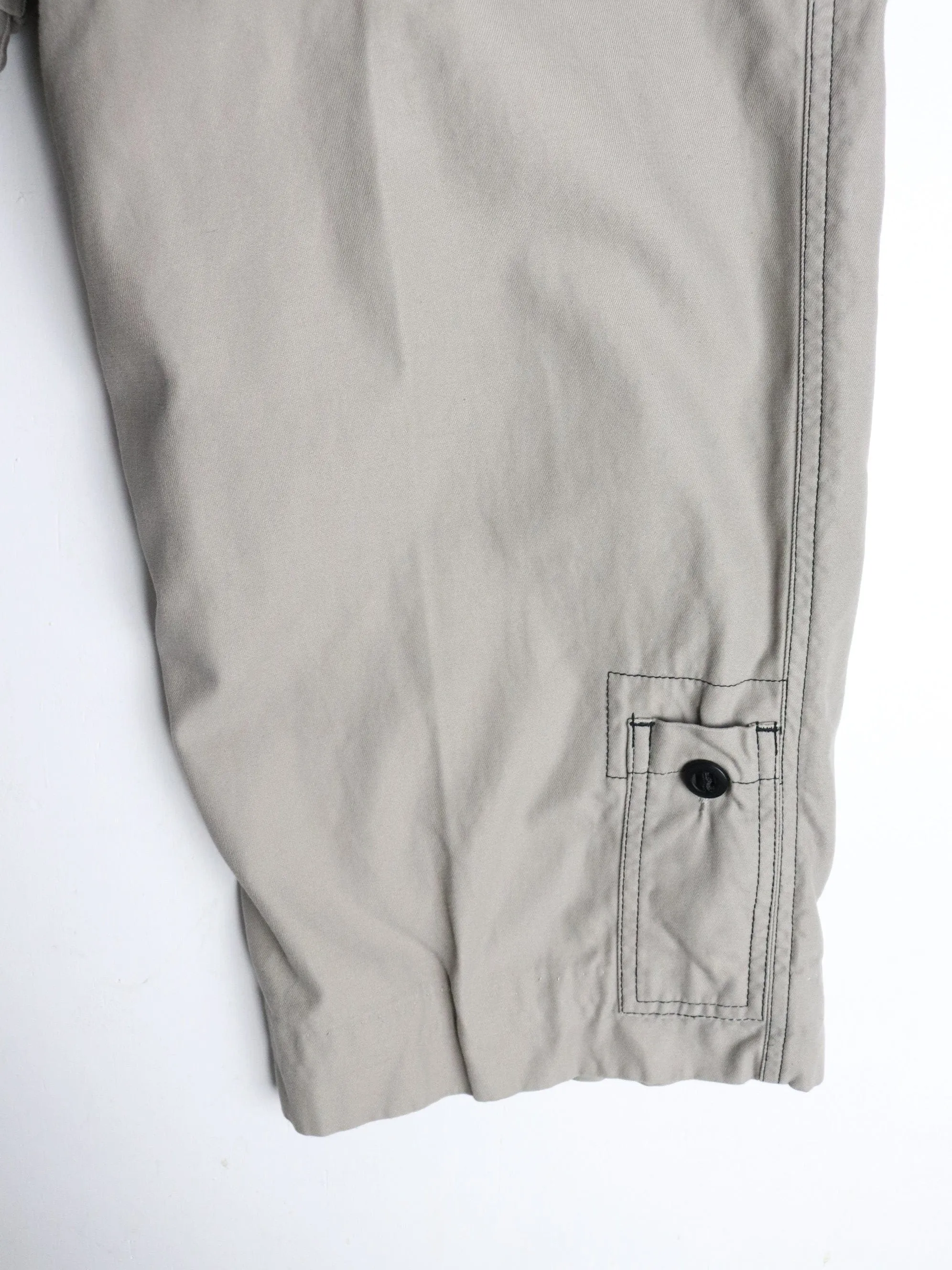 Cargo Convertible Pants Mens 34 x 30 Beige