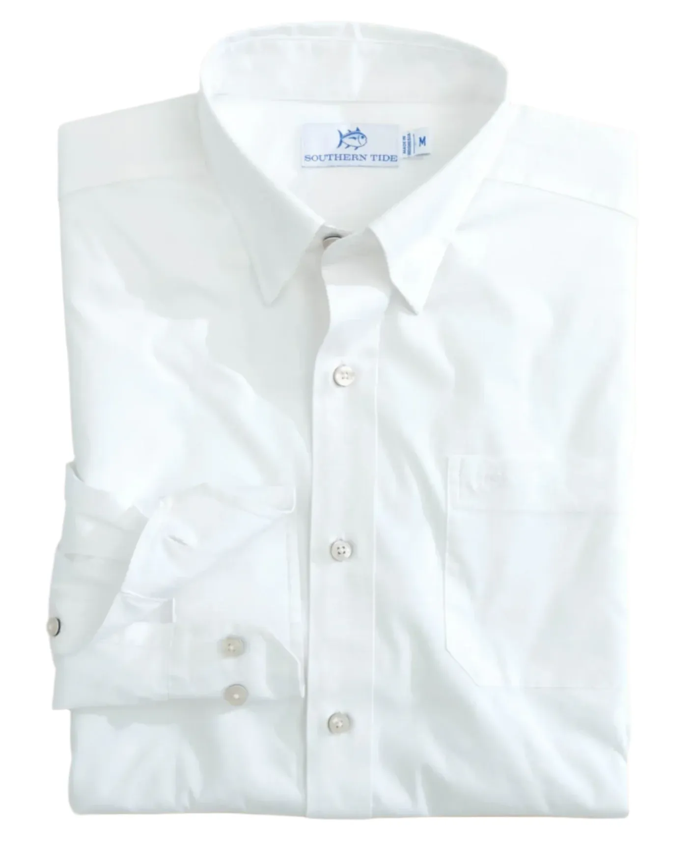 Charleston Overbrook Solid Shirt White