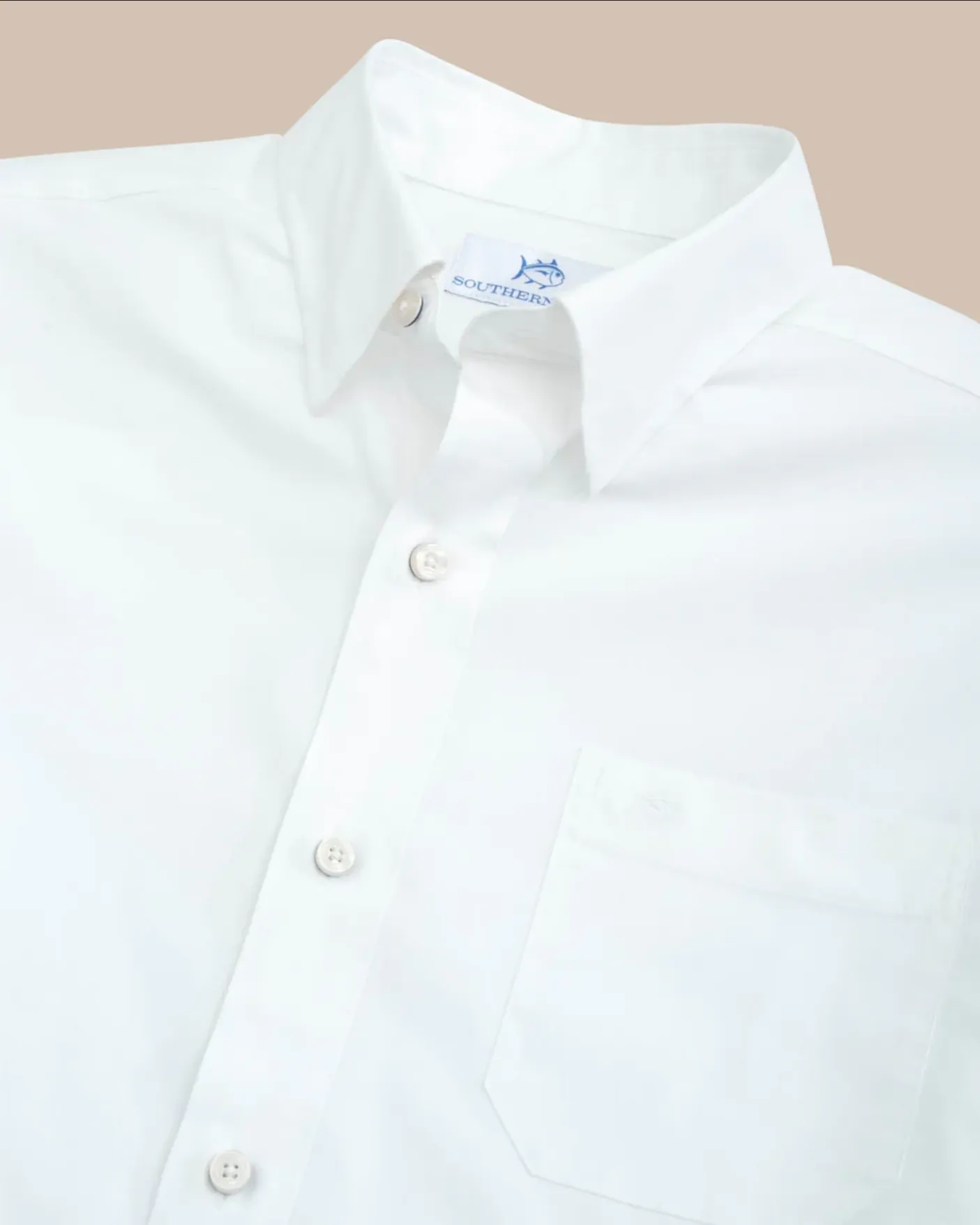 Charleston Overbrook Solid Shirt White