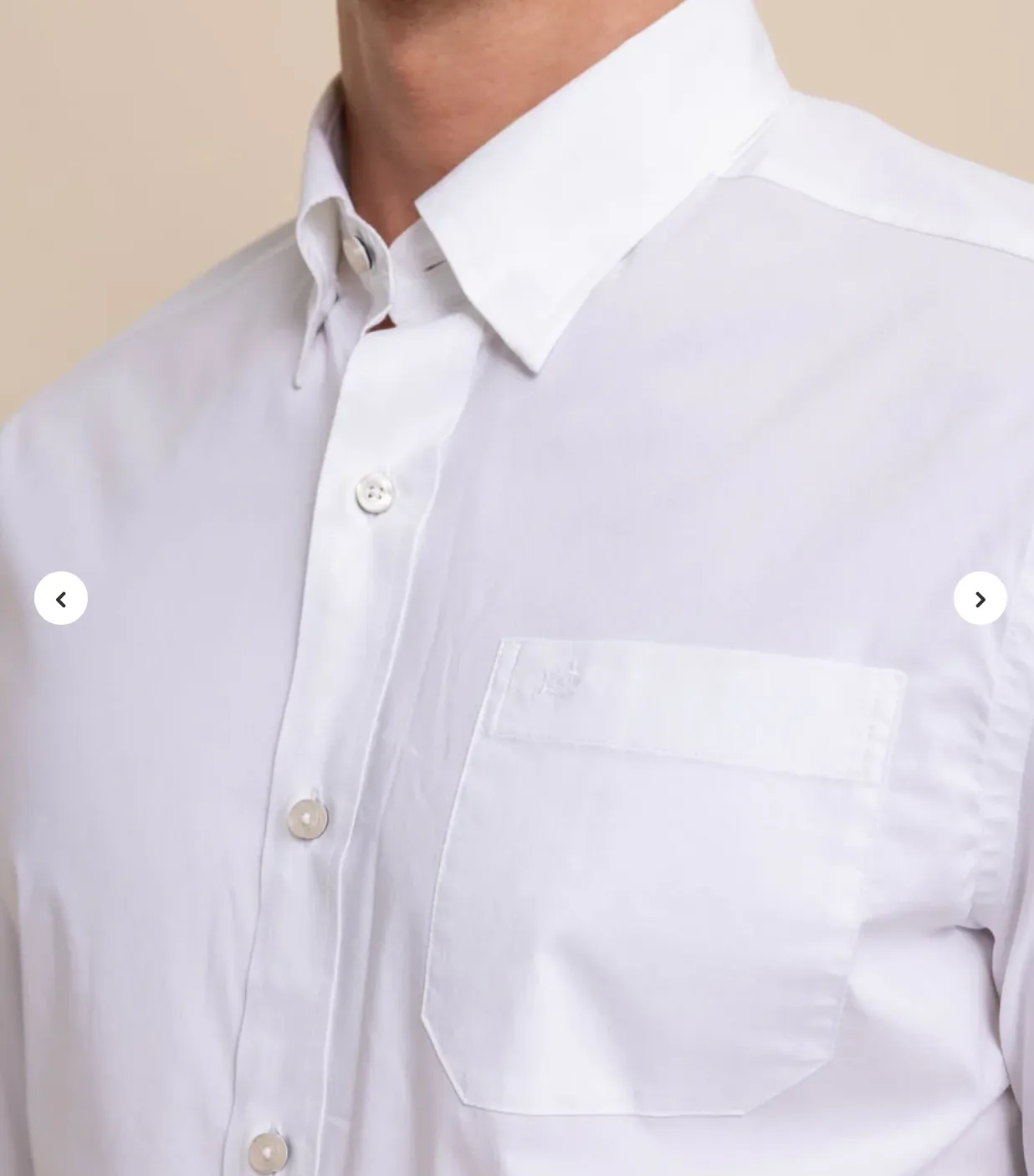 Charleston Overbrook Solid Shirt White