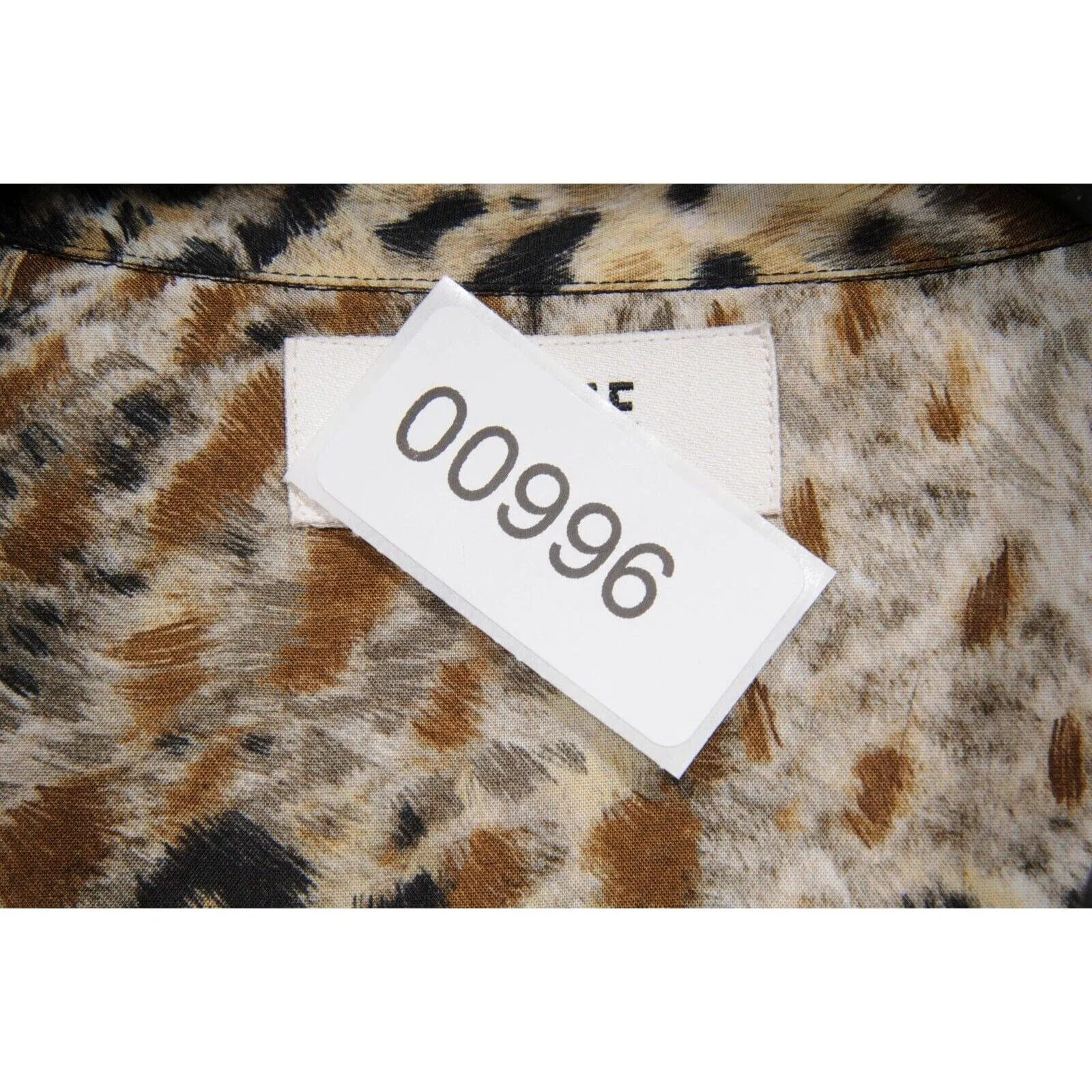 Cheetah Print Camp Collar Button Down
