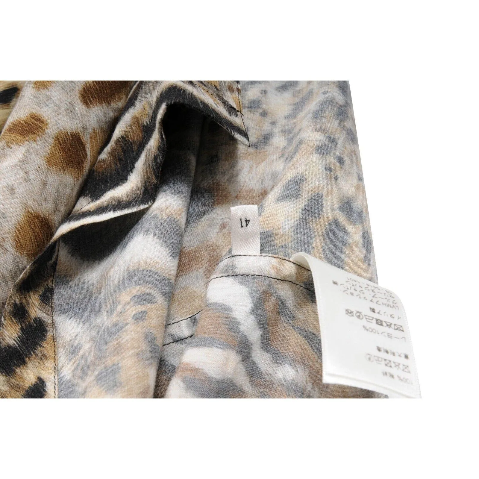 Cheetah Print Camp Collar Button Down