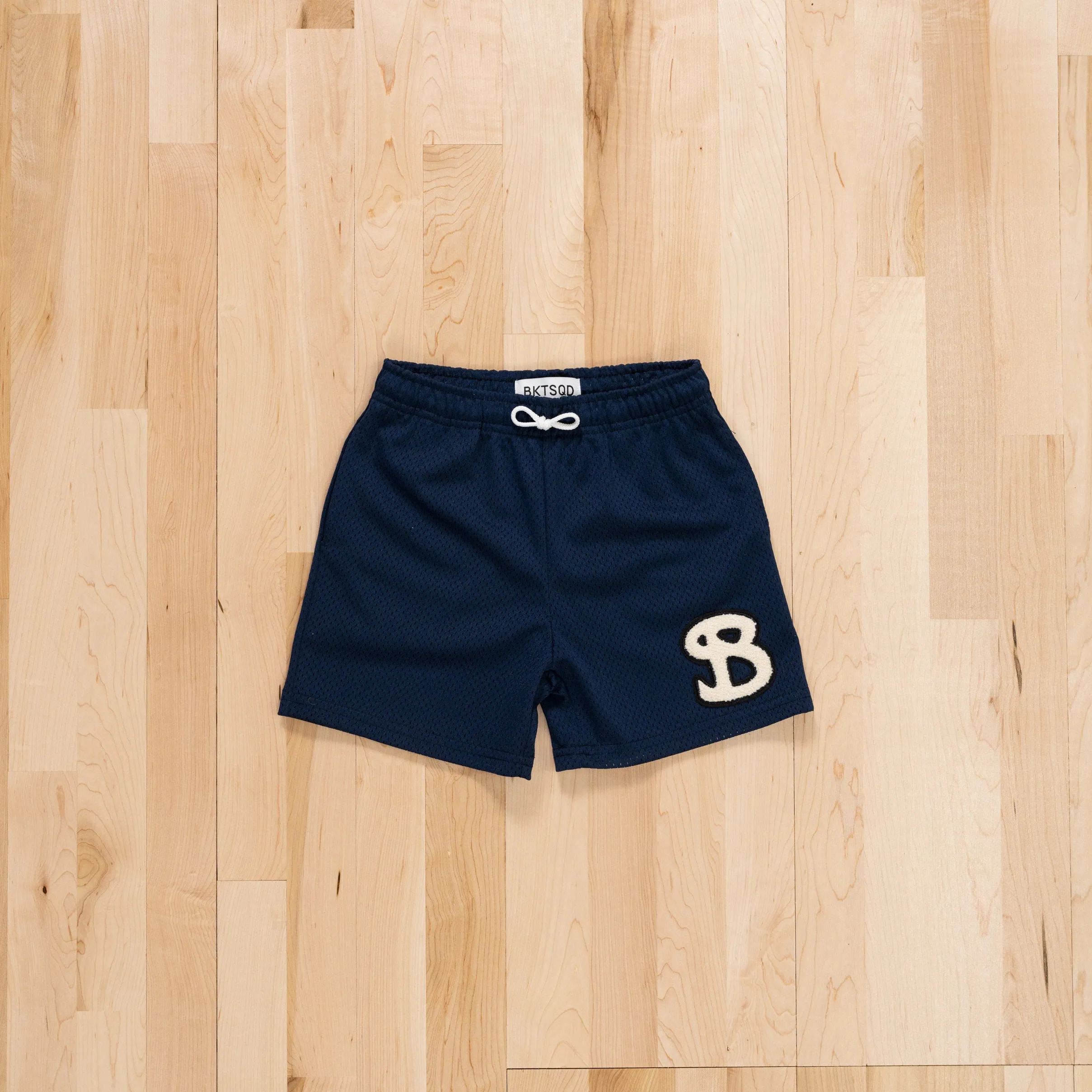 CLASSIC CHENILLE YOUTH SHORTS - NAVY