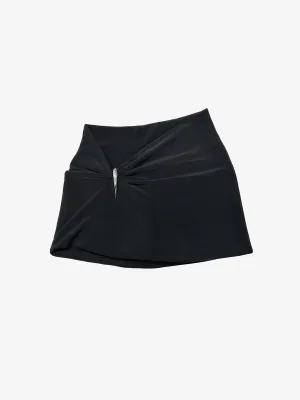 CLAW MINI SKIRT - BLACK