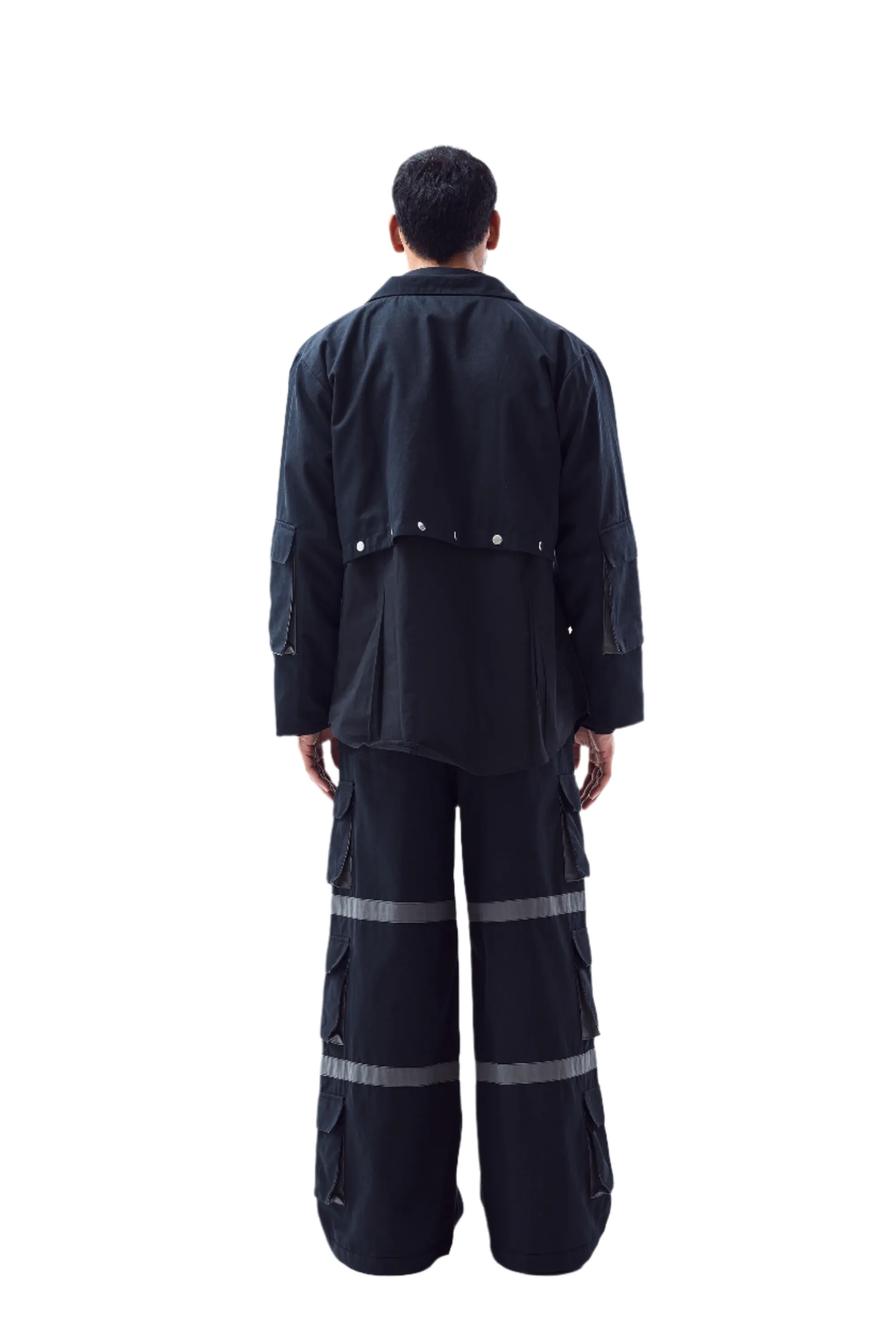 Convertible Blazer   Pleated Pants Set