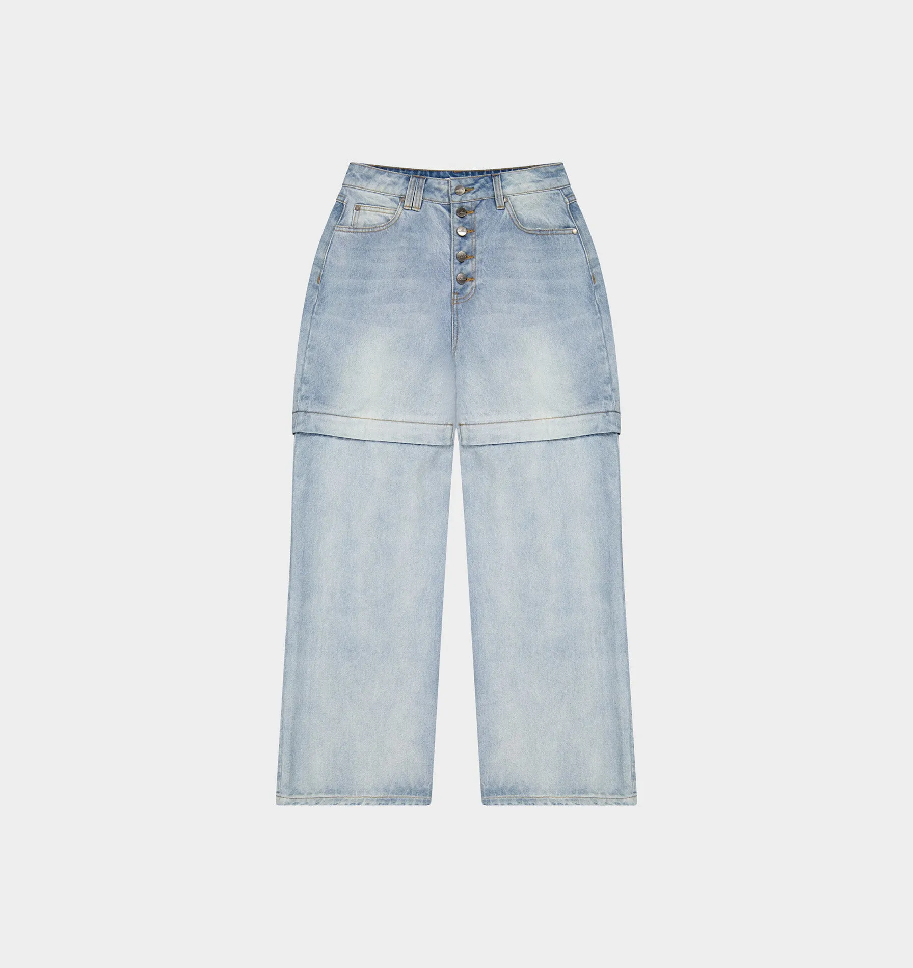 Convertible Denim - Washed Vintage Blue