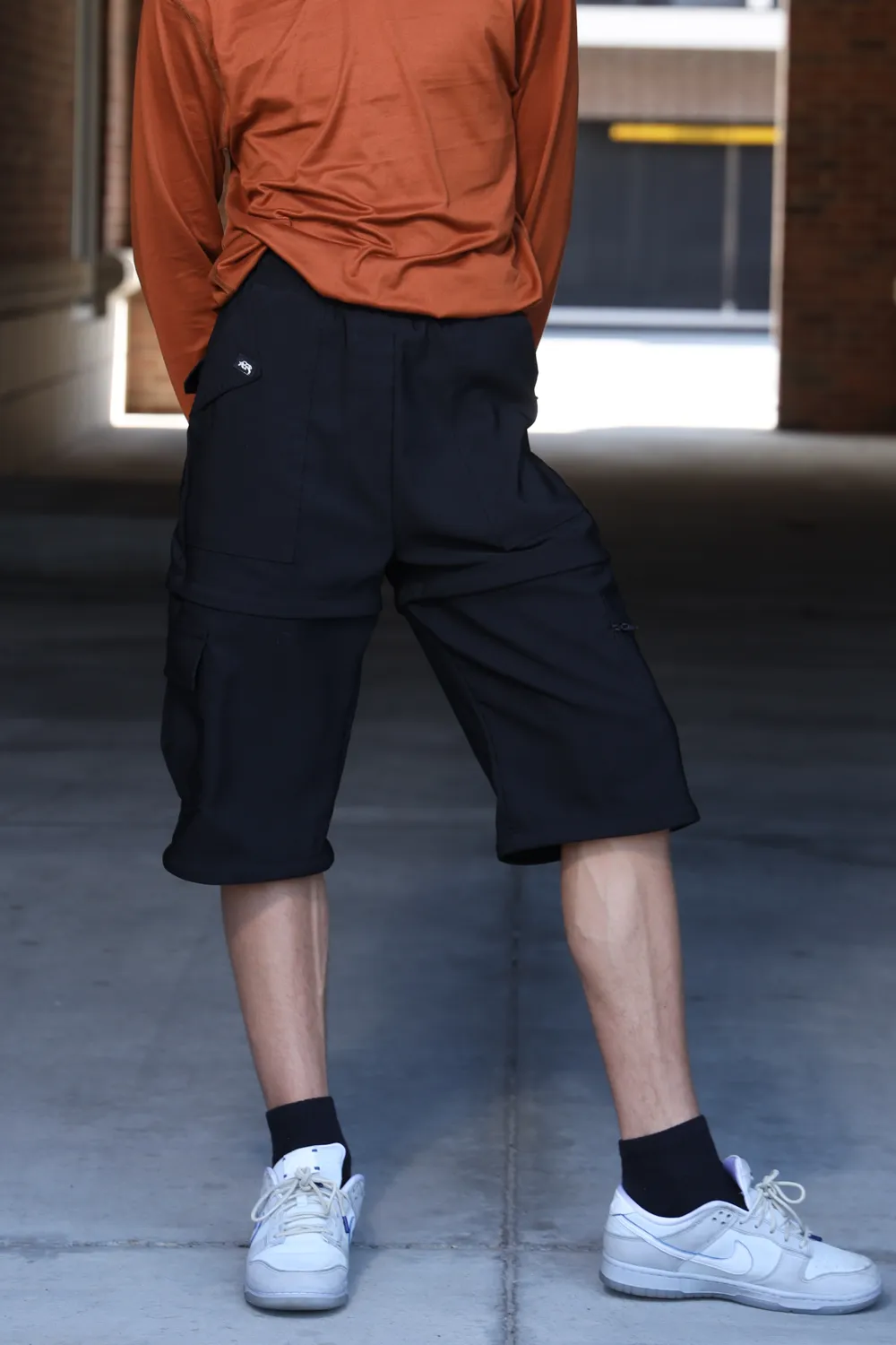 Convertible Recruit Cargo Pants - Black Pepper