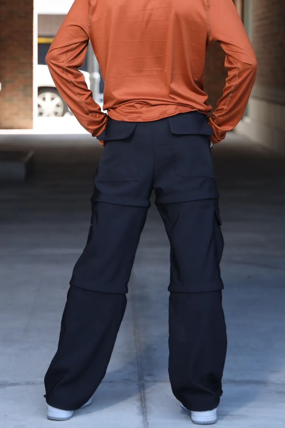 Convertible Recruit Cargo Pants - Black Pepper