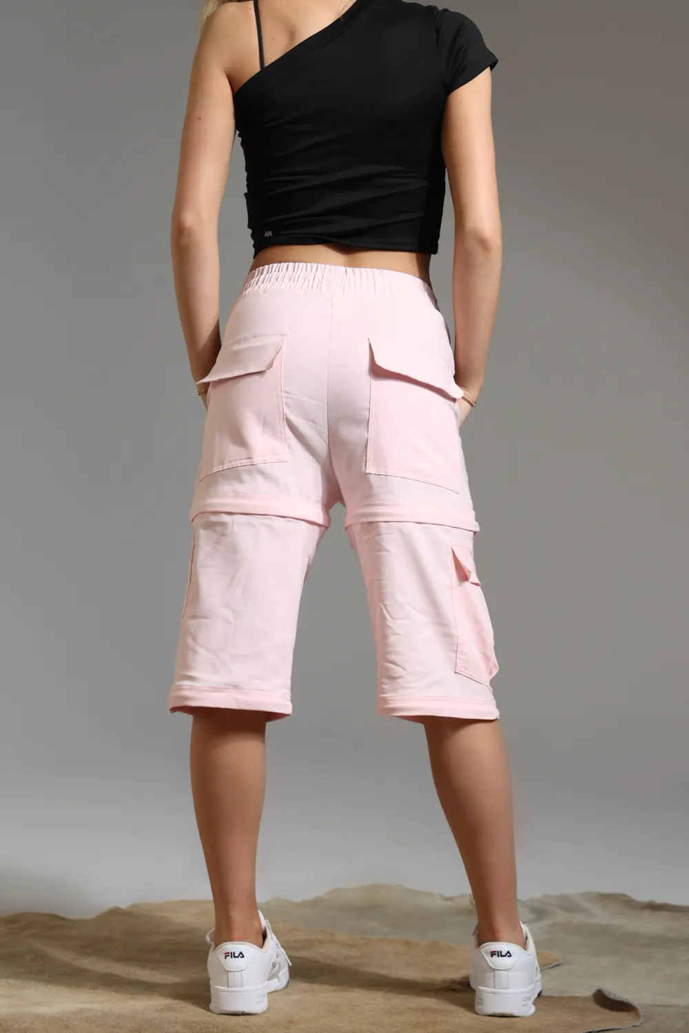 Convertible Recruit Cargo Pants - Peony