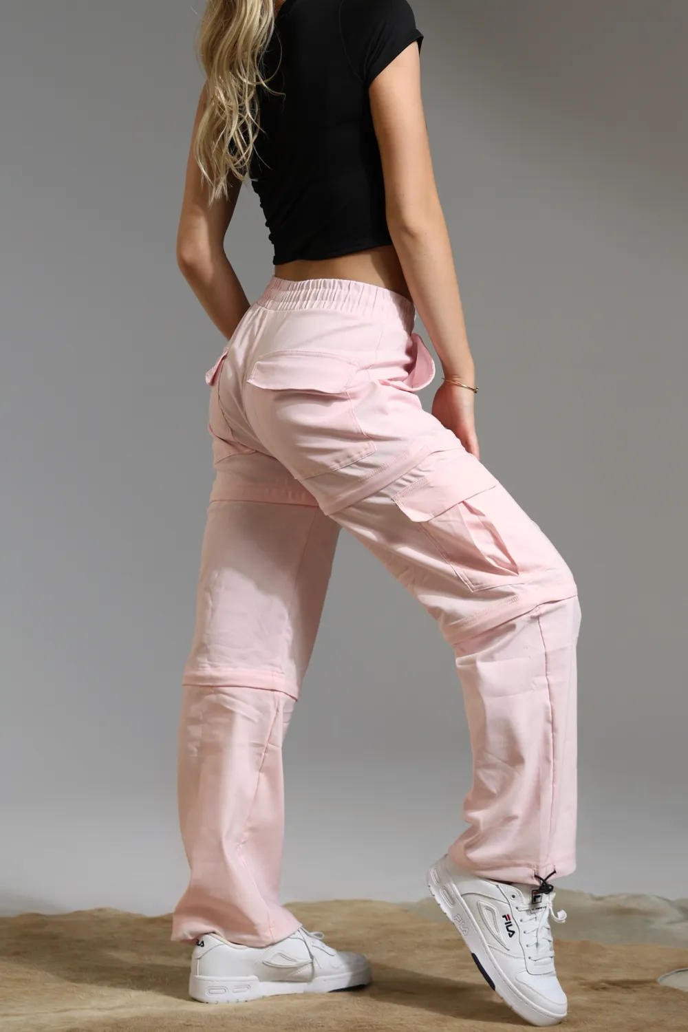 Convertible Recruit Cargo Pants - Peony