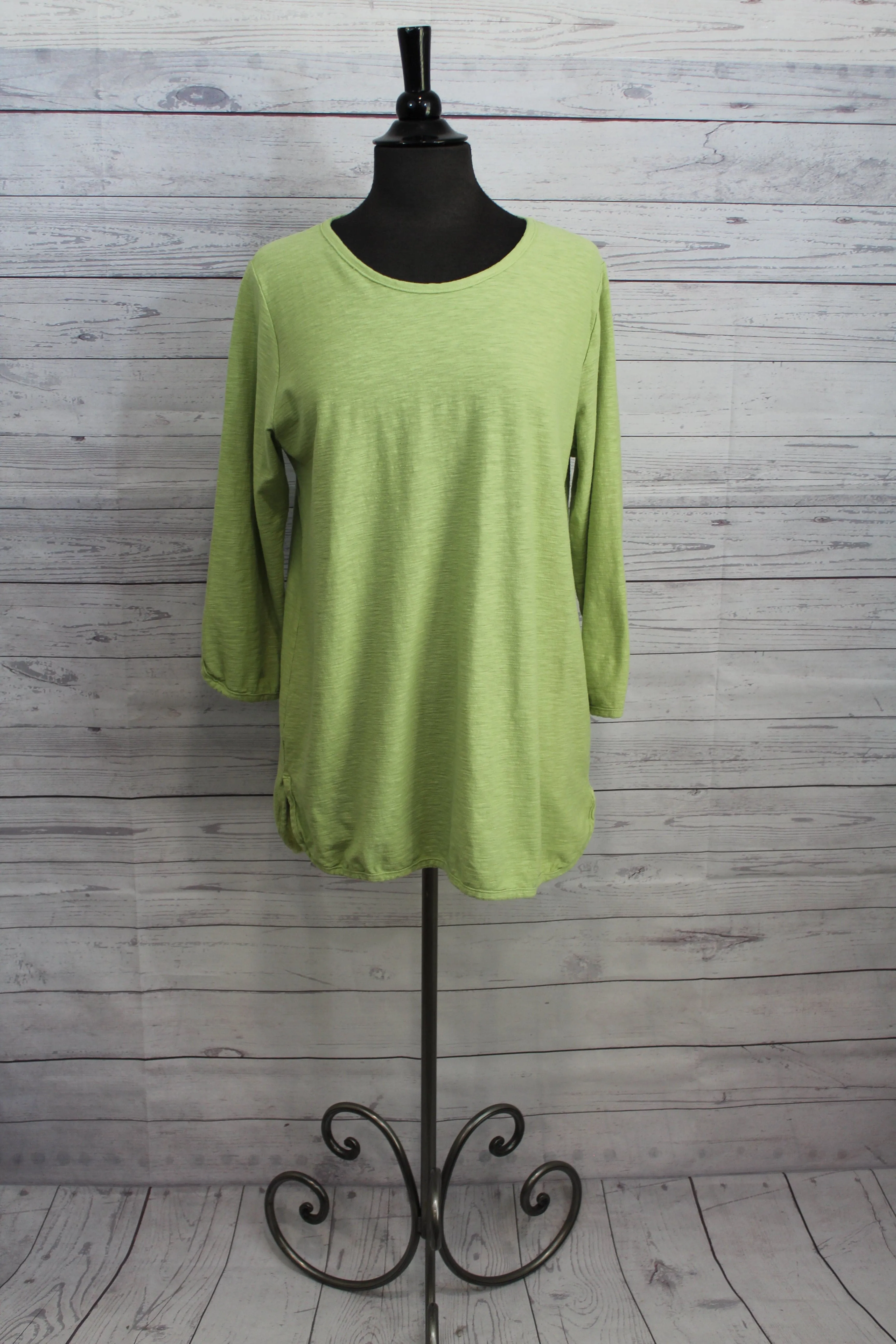 Cut Loose Linen Cotton Jersey - a Hi-Low Top FINAL SALE ITEM