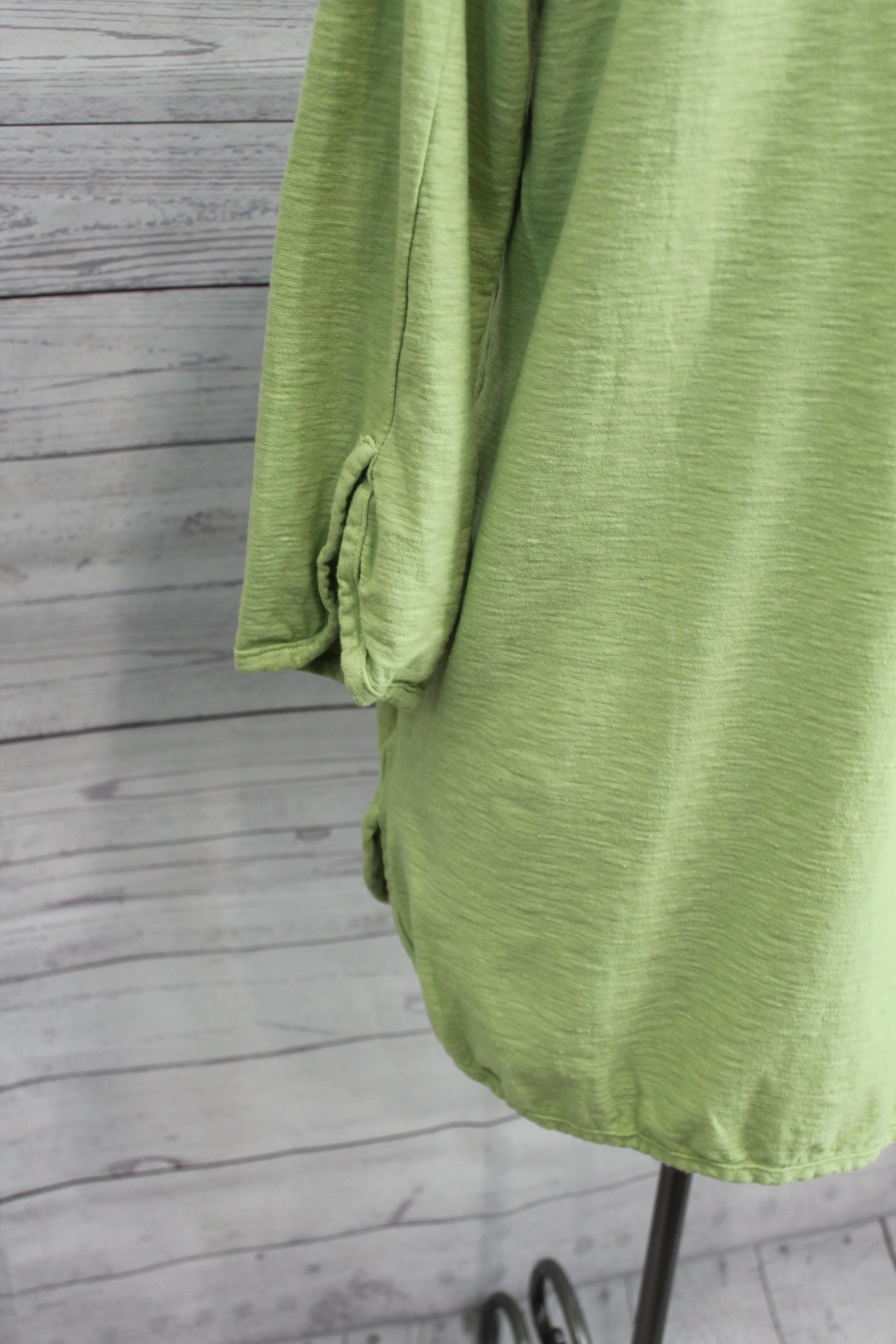 Cut Loose Linen Cotton Jersey - a Hi-Low Top FINAL SALE ITEM