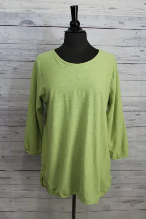 Cut Loose Linen Cotton Jersey - a Hi-Low Top FINAL SALE ITEM