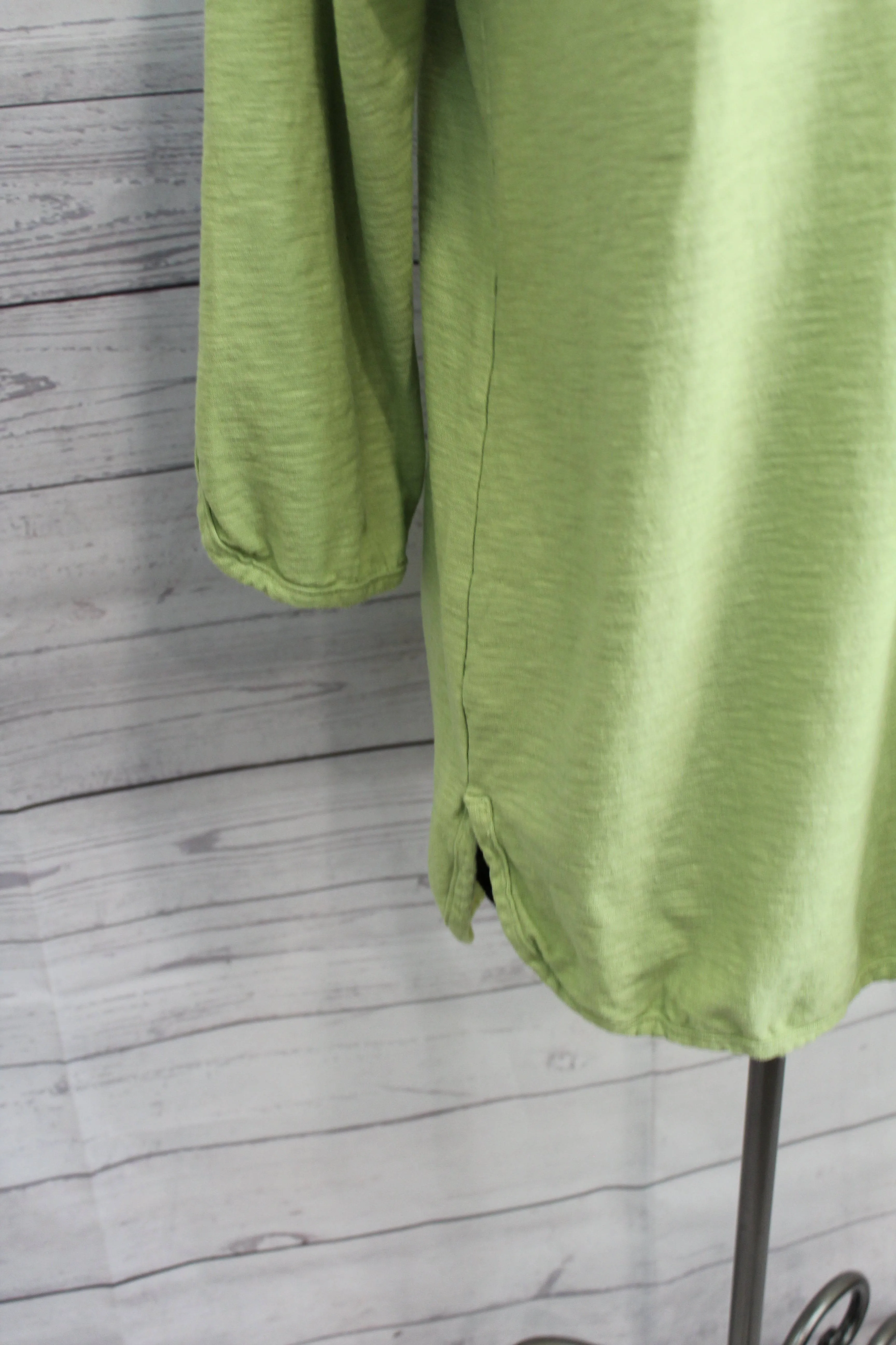 Cut Loose Linen Cotton Jersey - a Hi-Low Top FINAL SALE ITEM