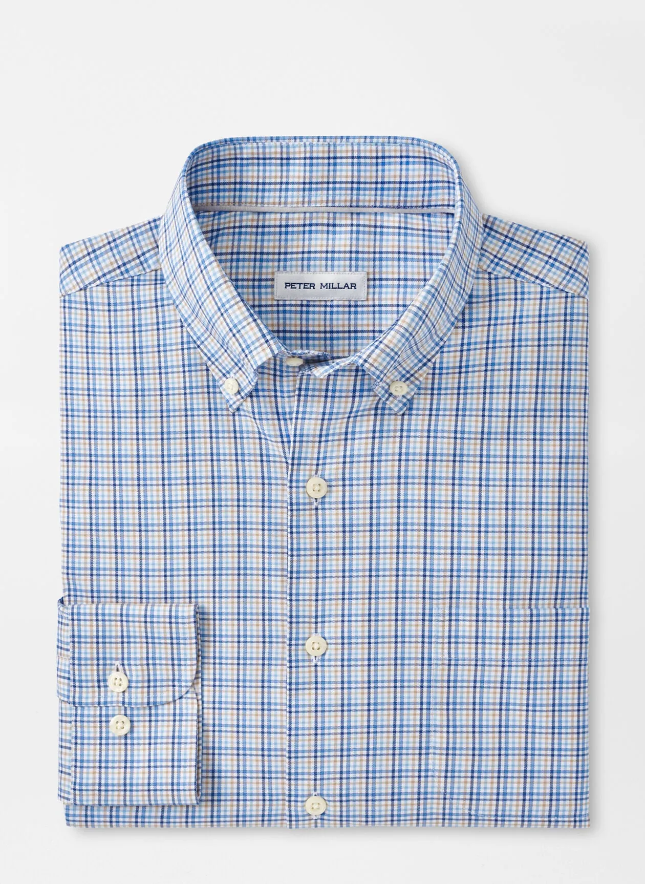 Cutler Crown Lite Cotton-Stretch Sport Shirt - Navy