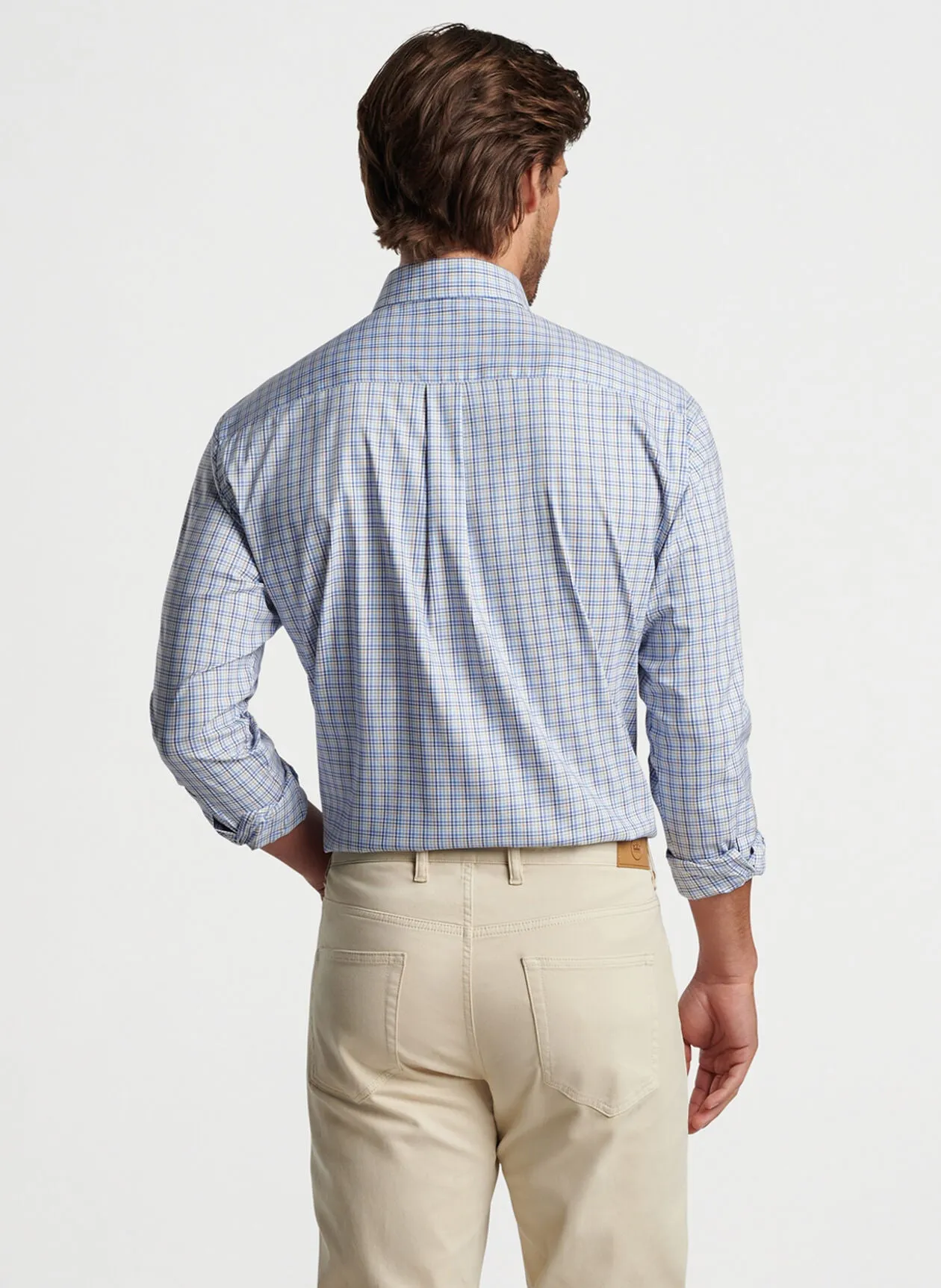 Cutler Crown Lite Cotton-Stretch Sport Shirt - Navy
