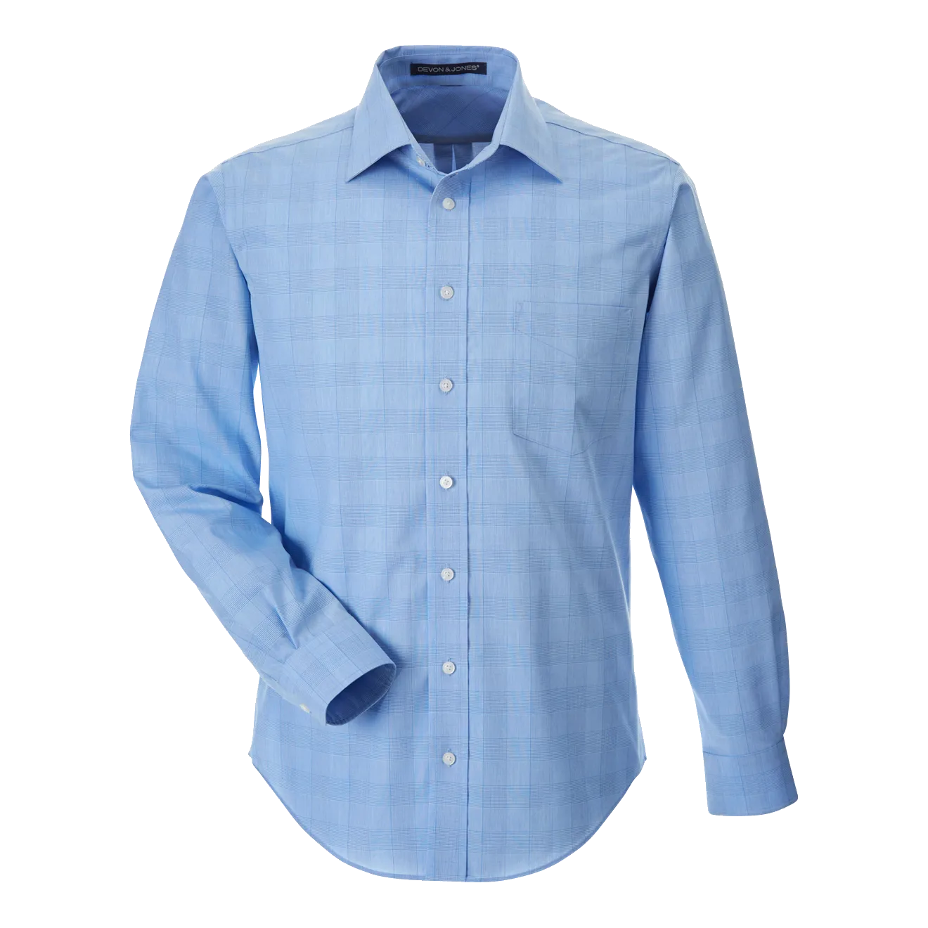 D1671M Mens Crown Collection Glen Plaid