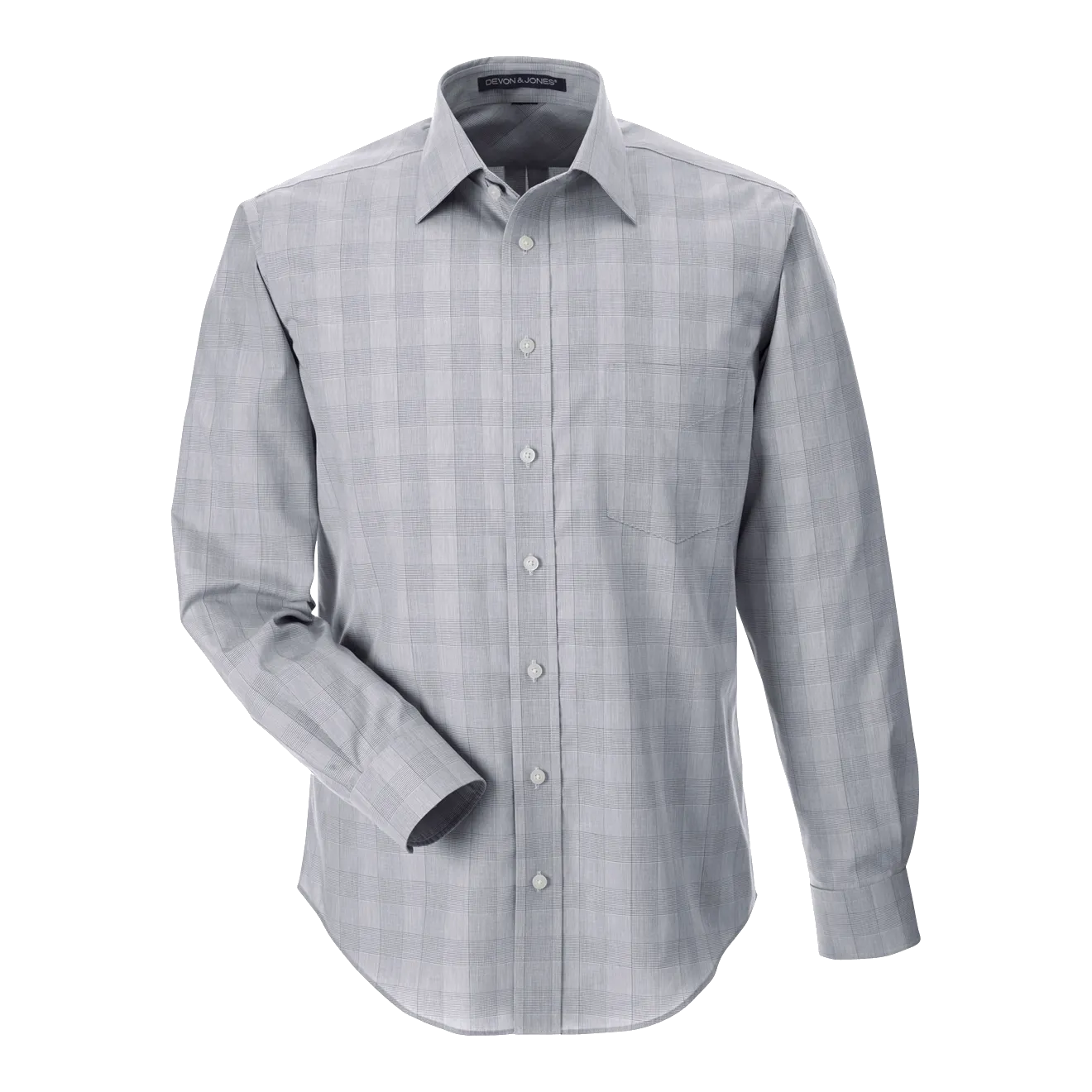 D1671M Mens Crown Collection Glen Plaid