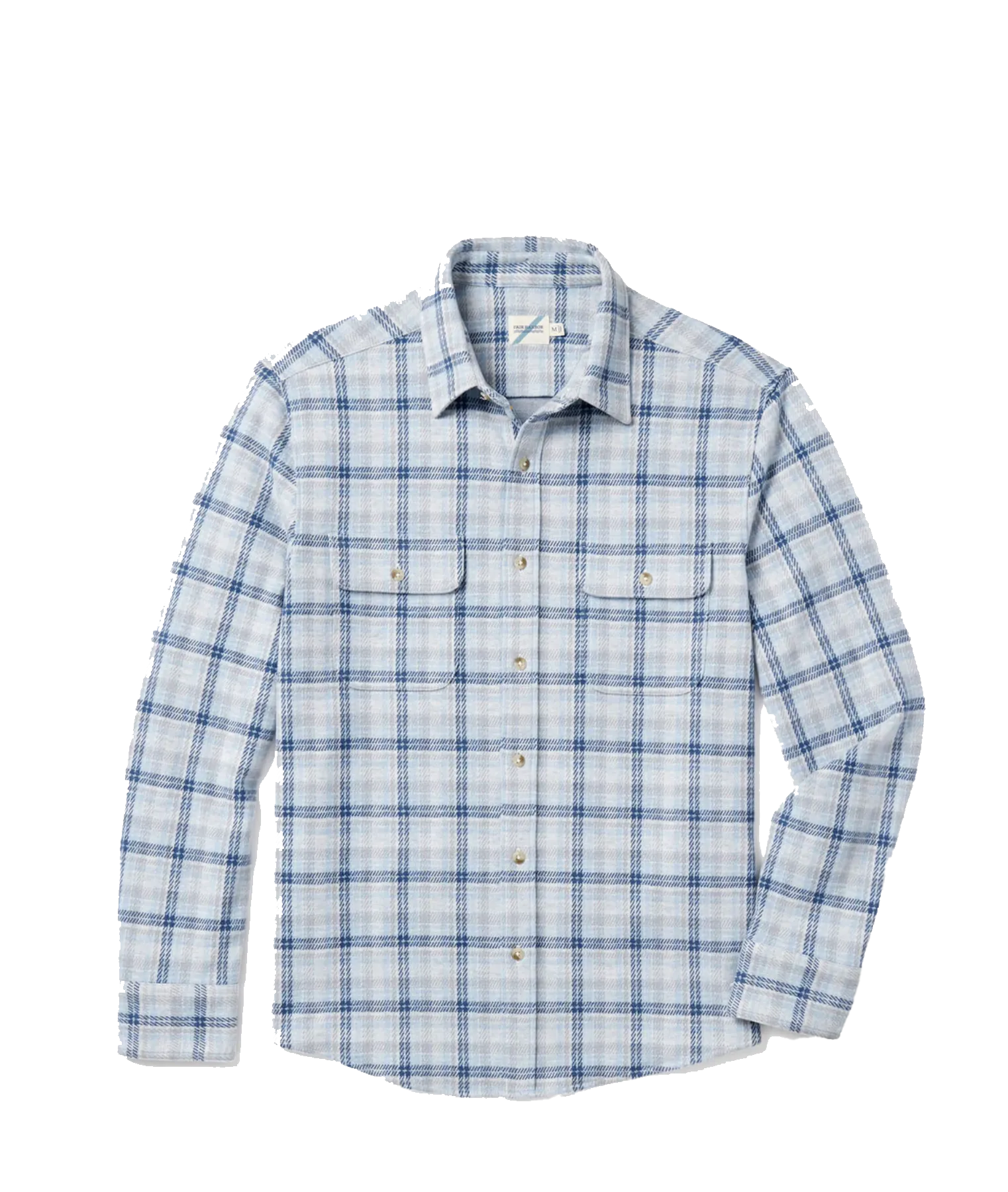Dunewood Flannel Breezy Blue Buffalo