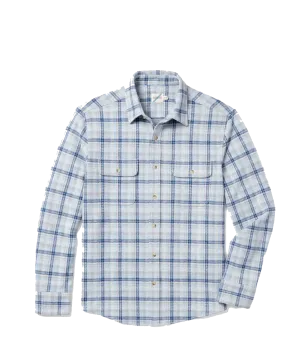 Dunewood Flannel Breezy Blue Buffalo