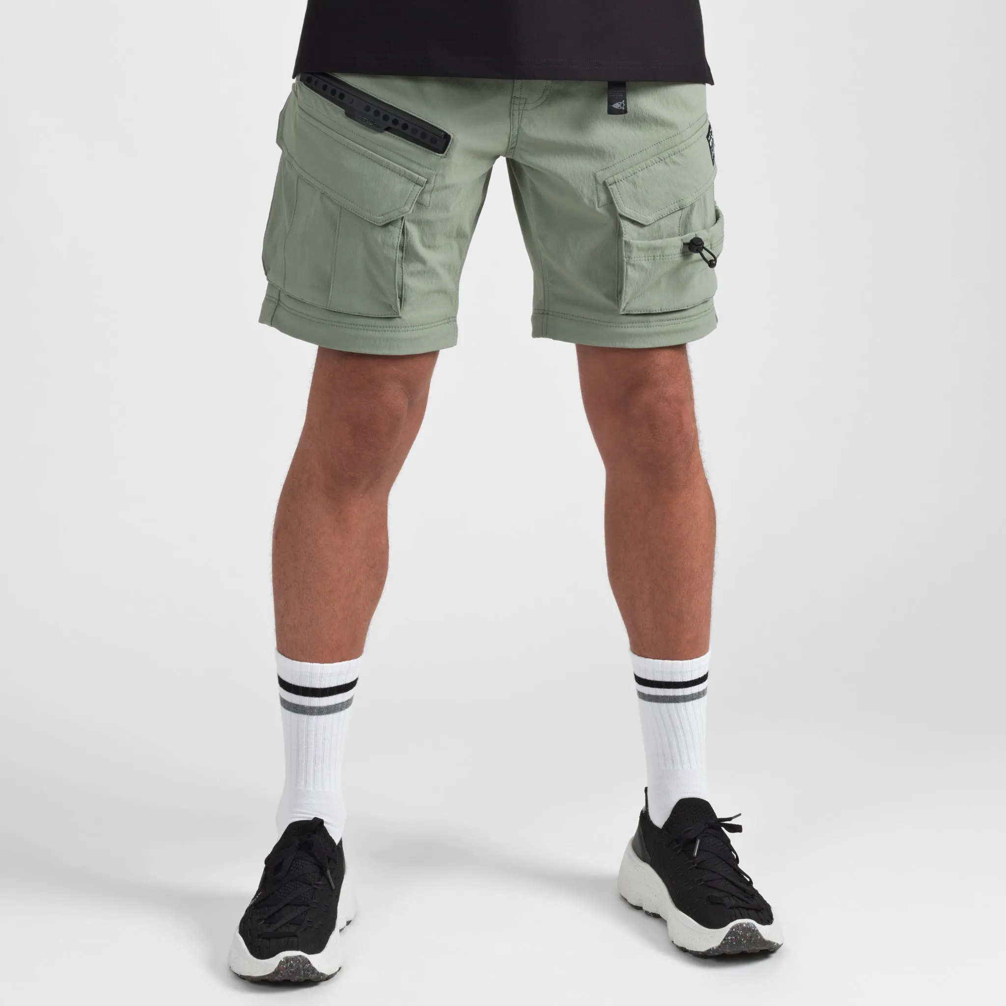 Elyzion "Cauvery" Convertible Cargo Pants - Oil Green