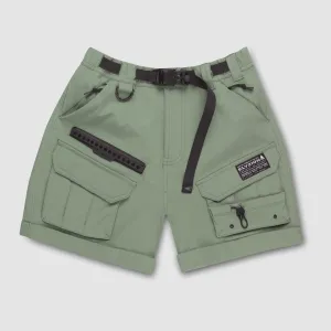 Elyzion "Yangzi" Cargo Shorts - Oil Green