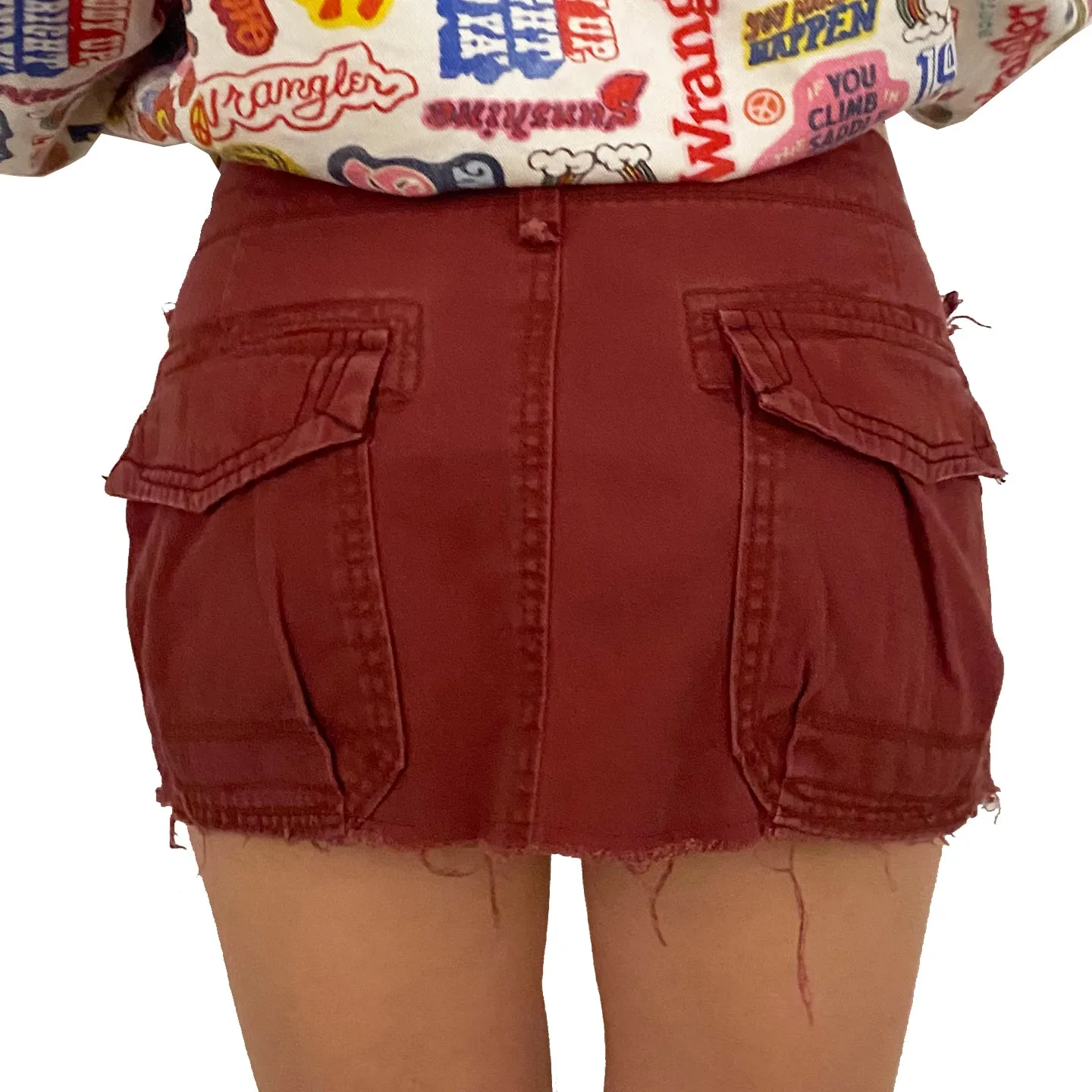 ENERGY ANGEL Cargo Mini Skirt (XS)