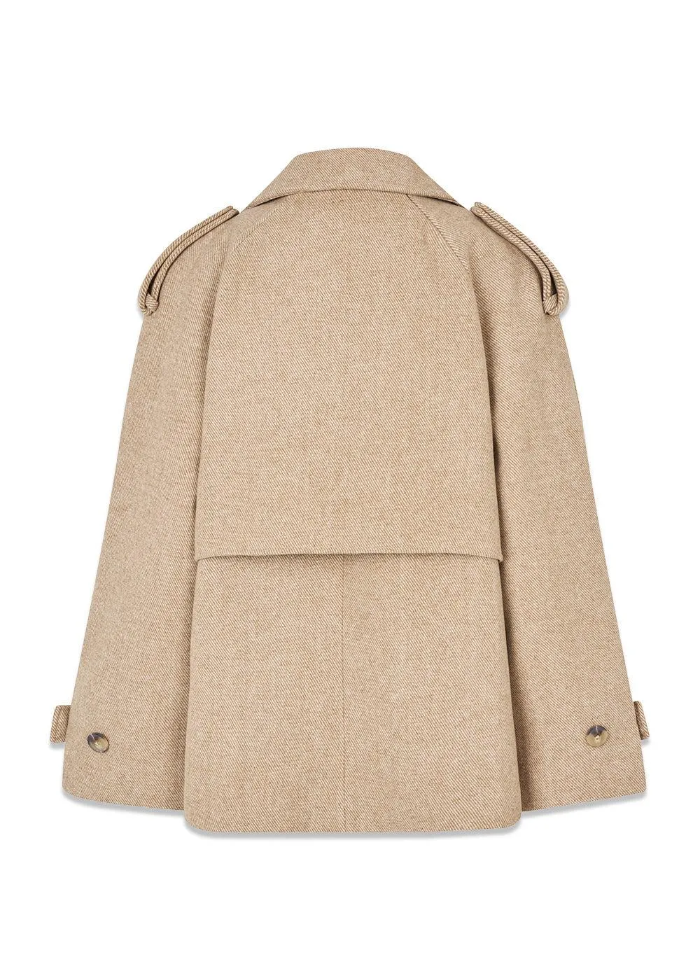EsmundMD twill jacket - Beige Twill Melange
