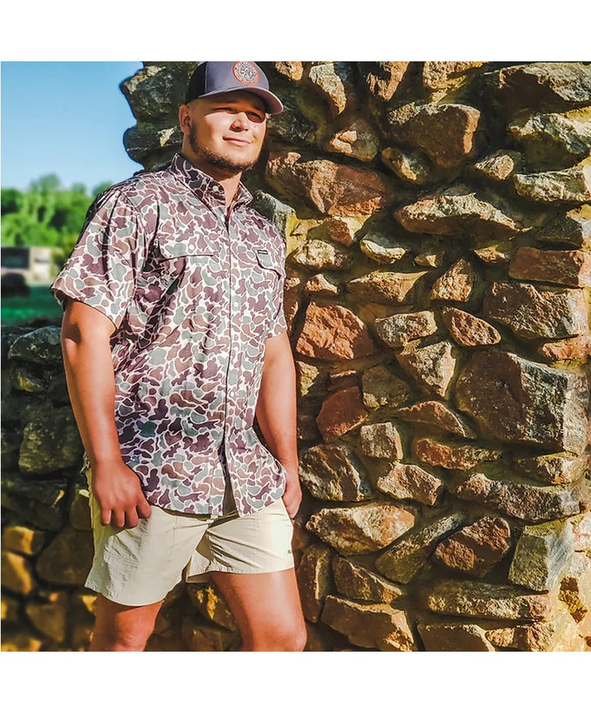 Fieldstone - Camo SS Button Down Shirt