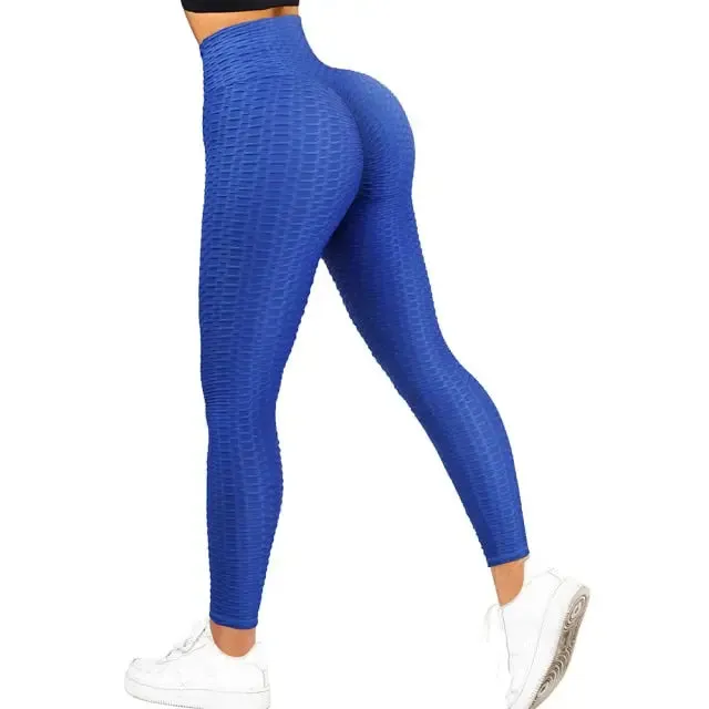 Fitness Yoga Pants Women's High Waist Seamless Leggings Push Up Pants Elastic Hollow out Fitness Sport Leggings Women
