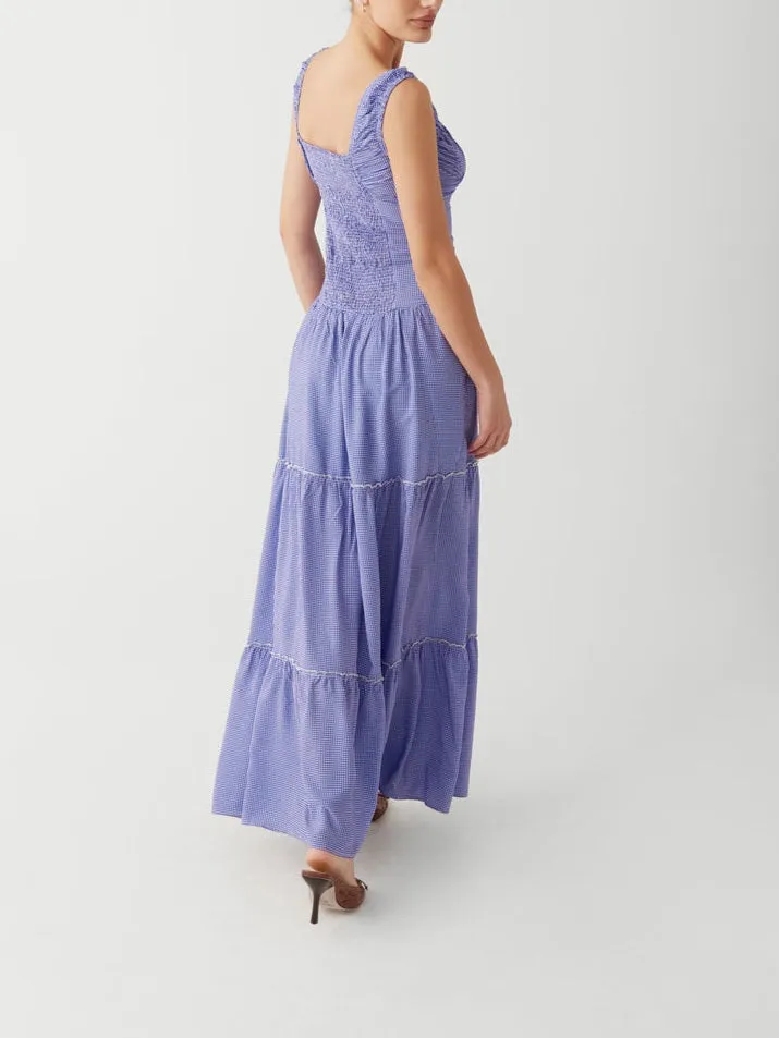Flytonn- Christabelle Ruffle Maxi Dress
