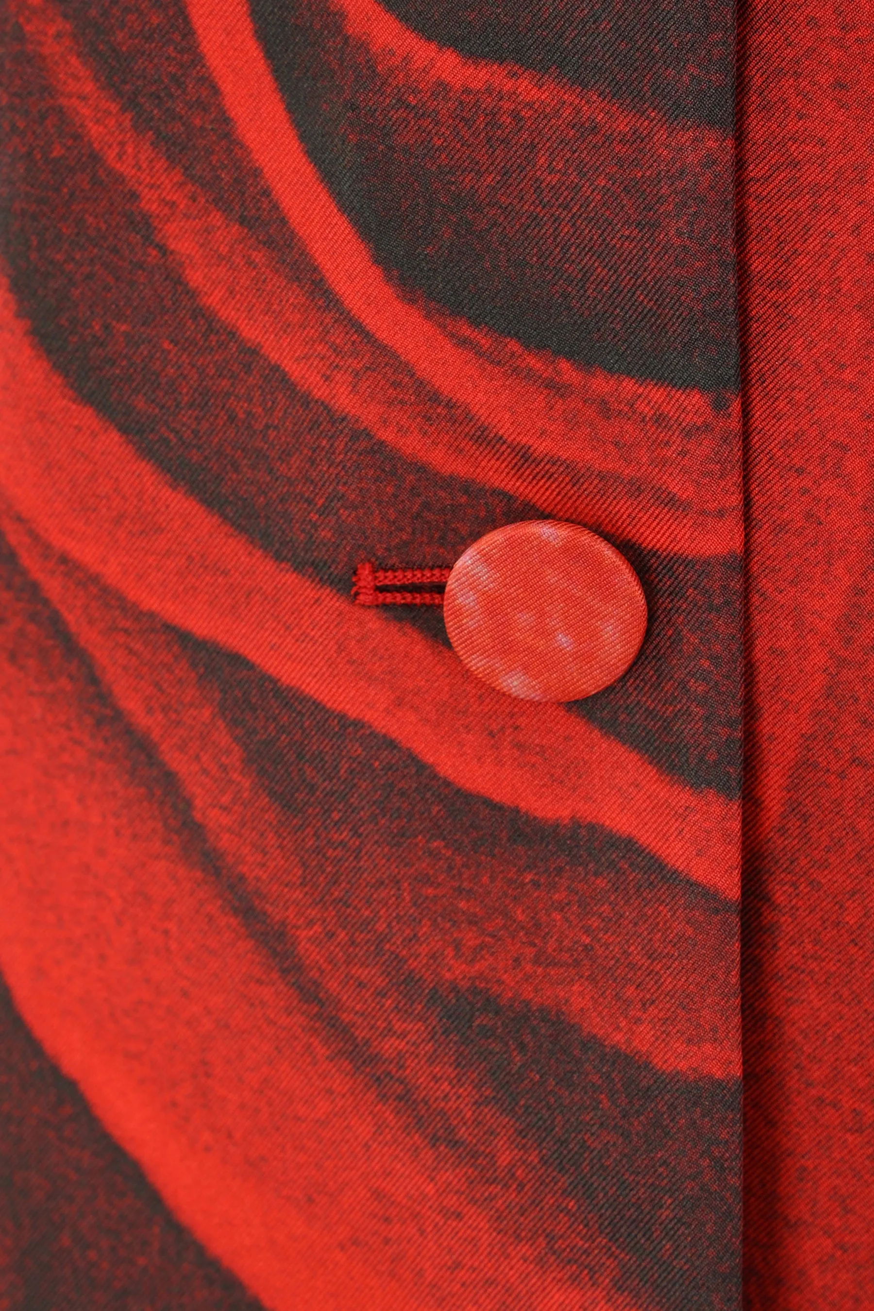 Garden Rose Single-Breasted Twill Jacket
