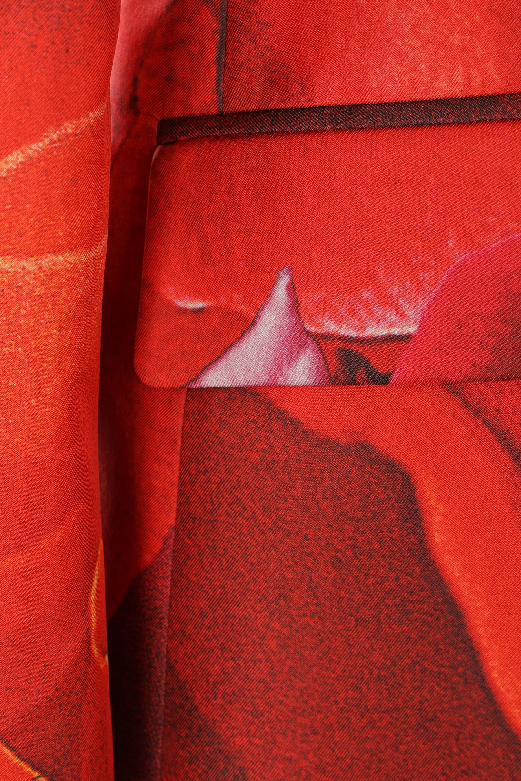 Garden Rose Single-Breasted Twill Jacket