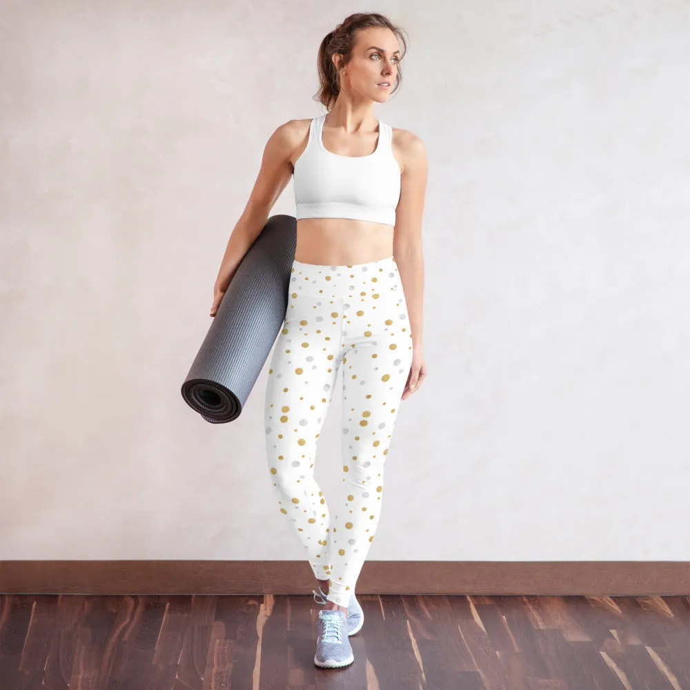 Golden Dot Yoga Leggings